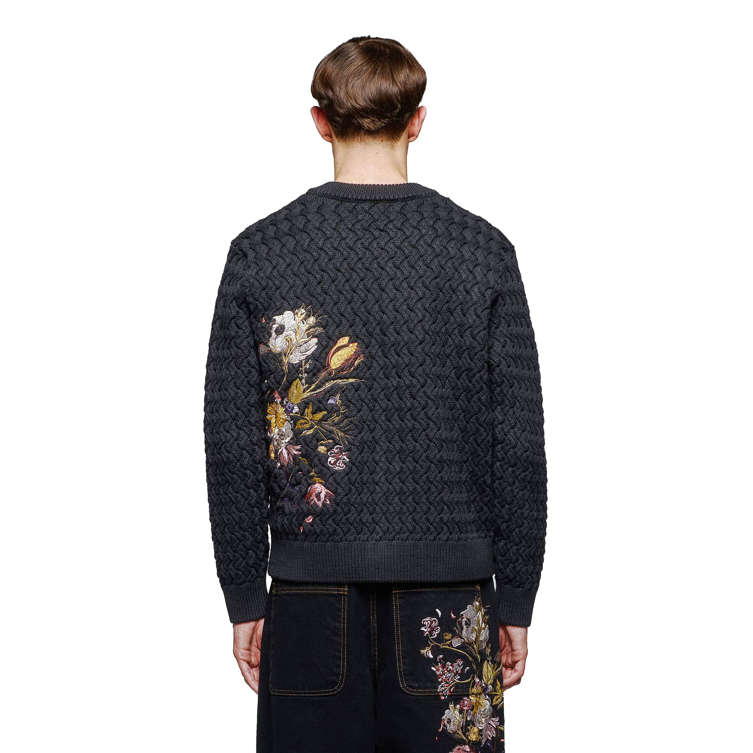 "garden of eden" Cardigan anthracite - Image 8
