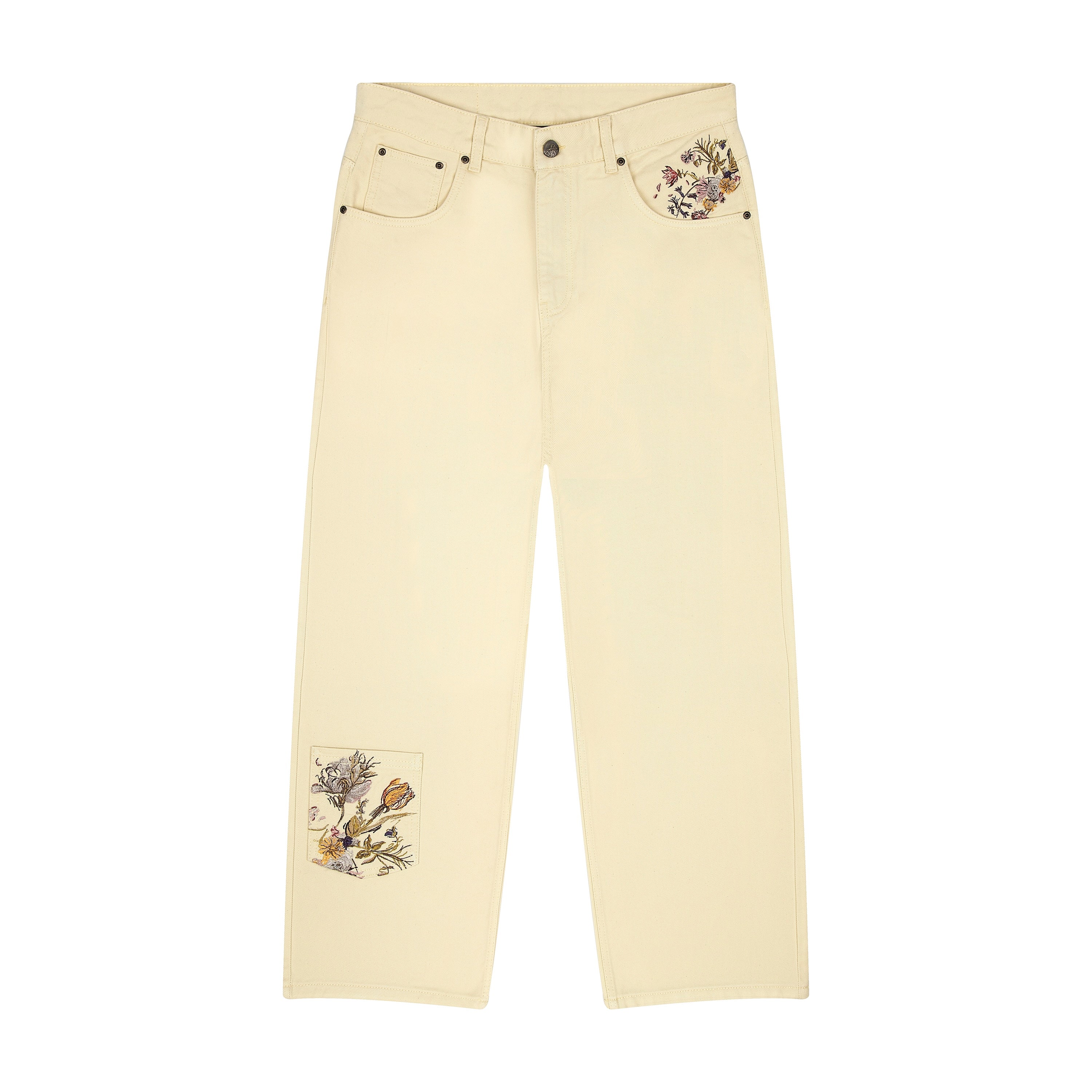 "garden of eden" Denim butter yellow