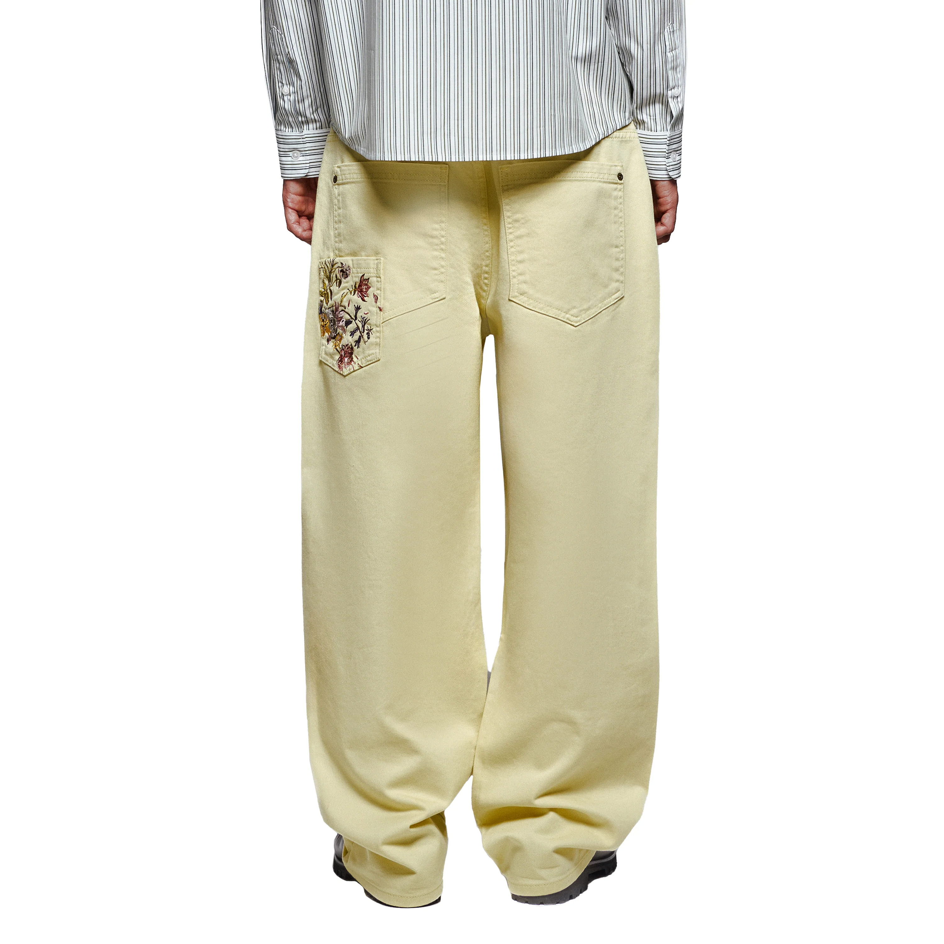 "garden of eden" Denim butter yellow - Image 10