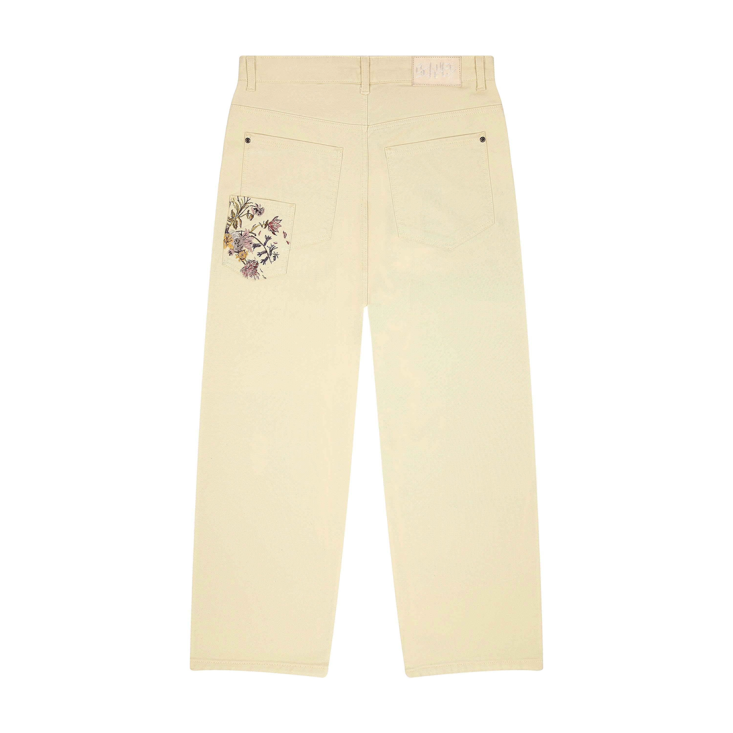 "garden of eden" Denim butter yellow - Image 2