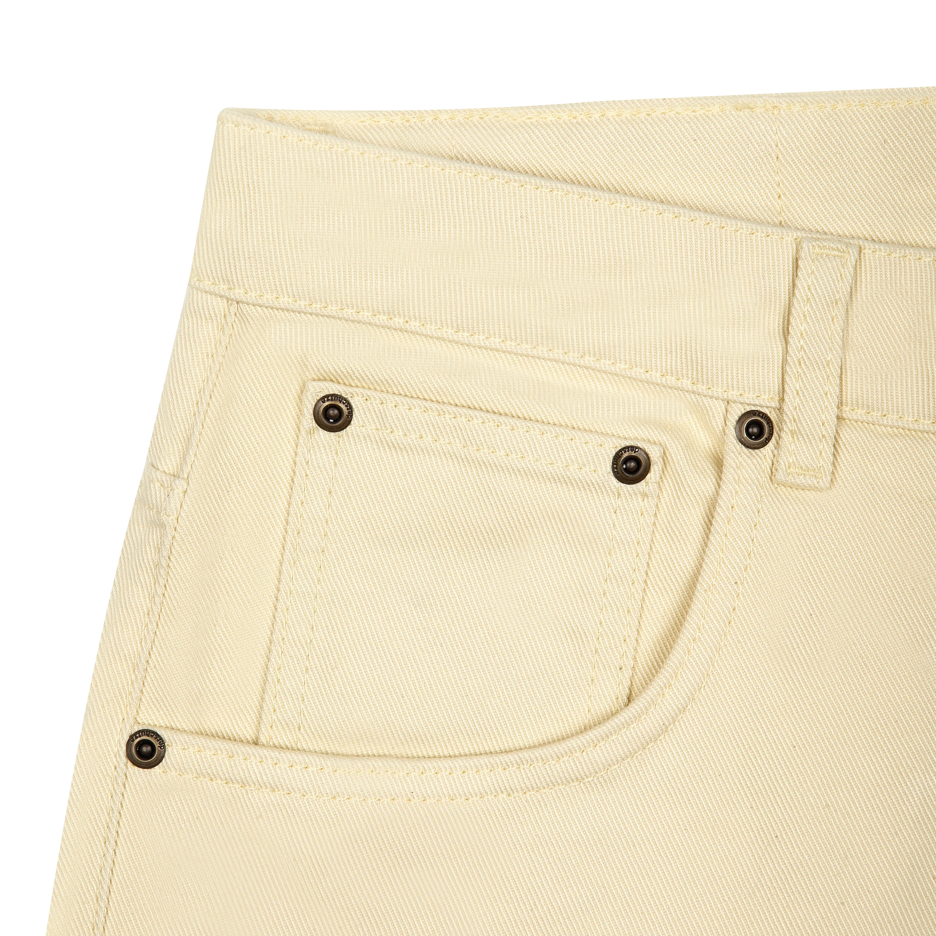 "garden of eden" Denim butter yellow - Image 4