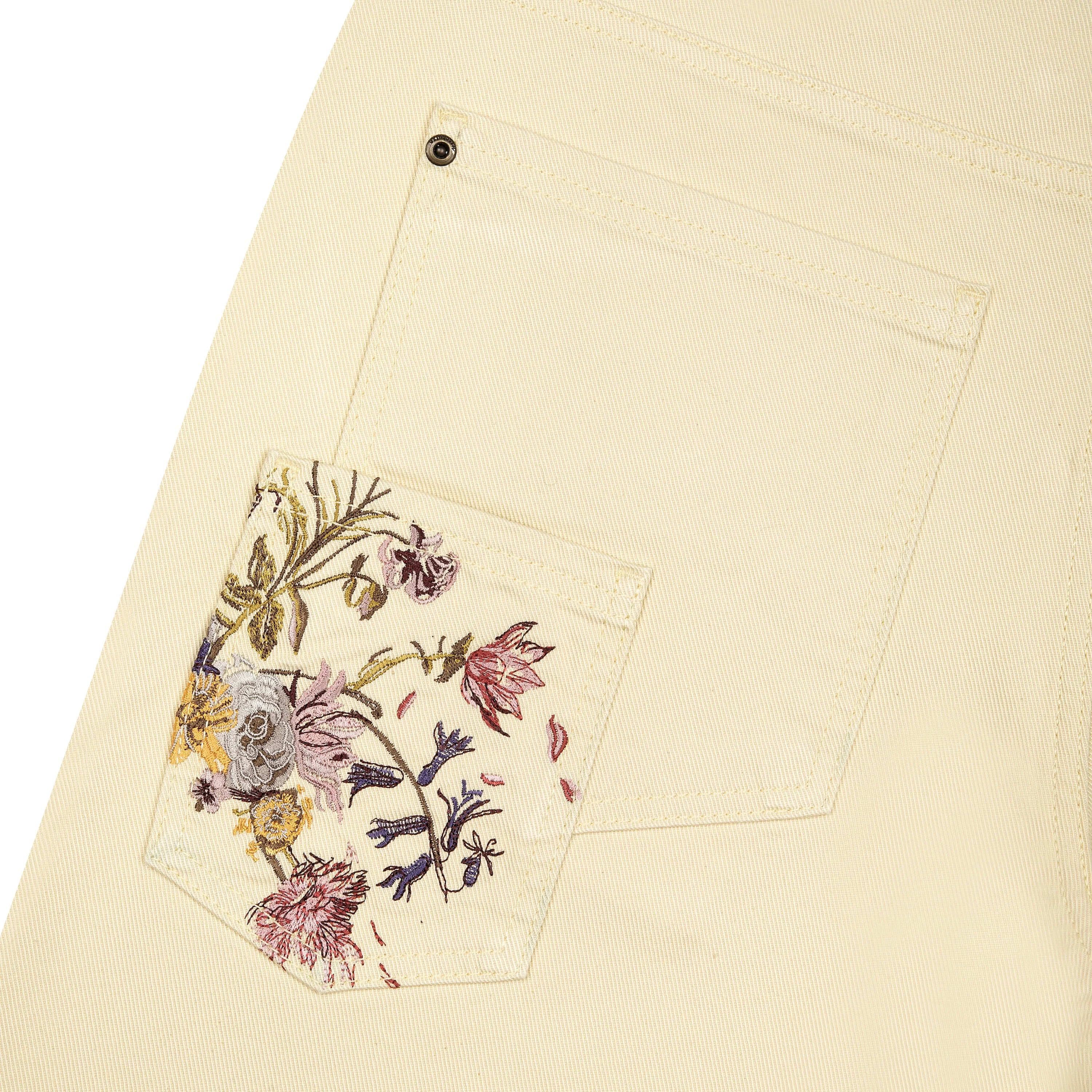 "garden of eden" Denim butter yellow - Image 7