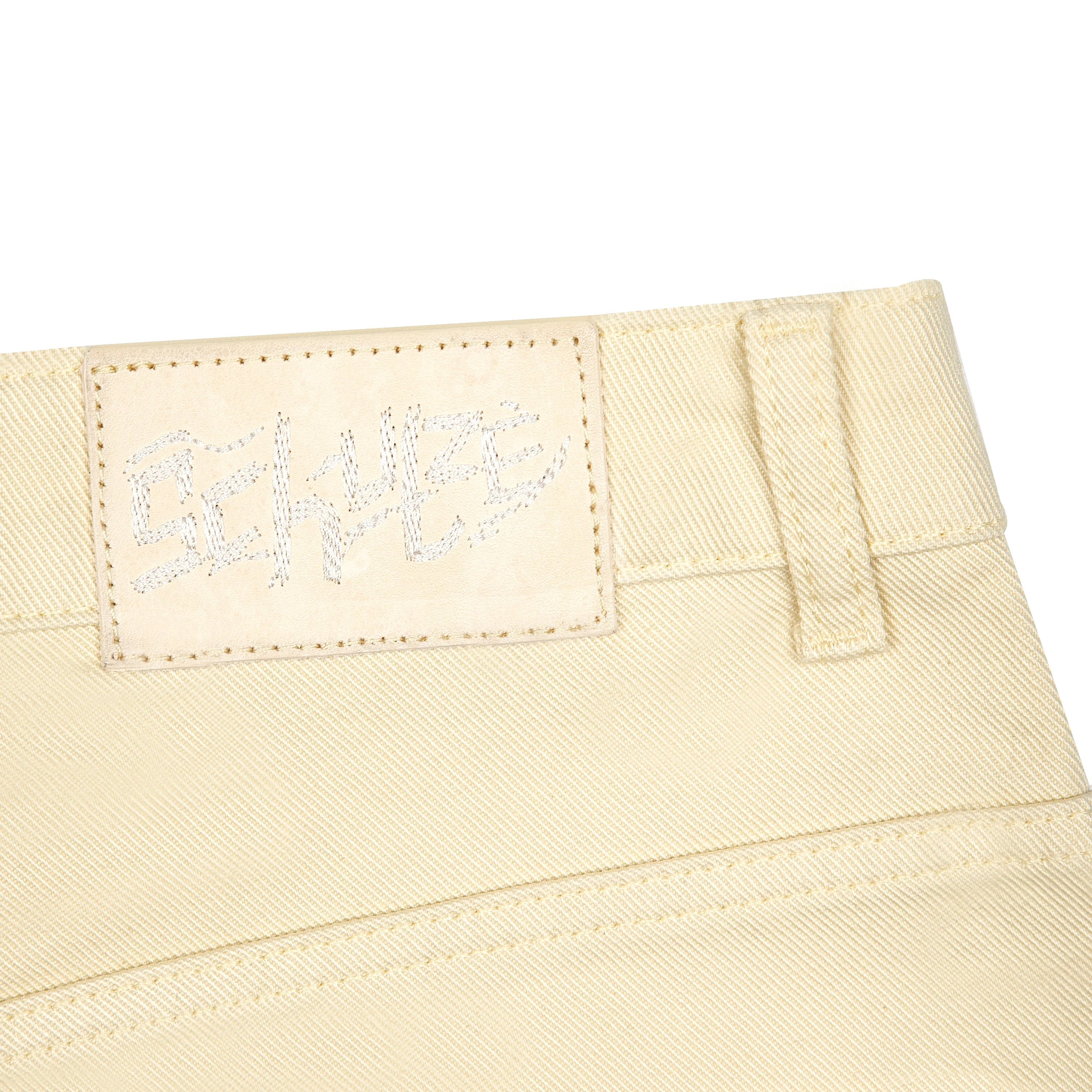 "garden of eden" Denim butter yellow - Image 8