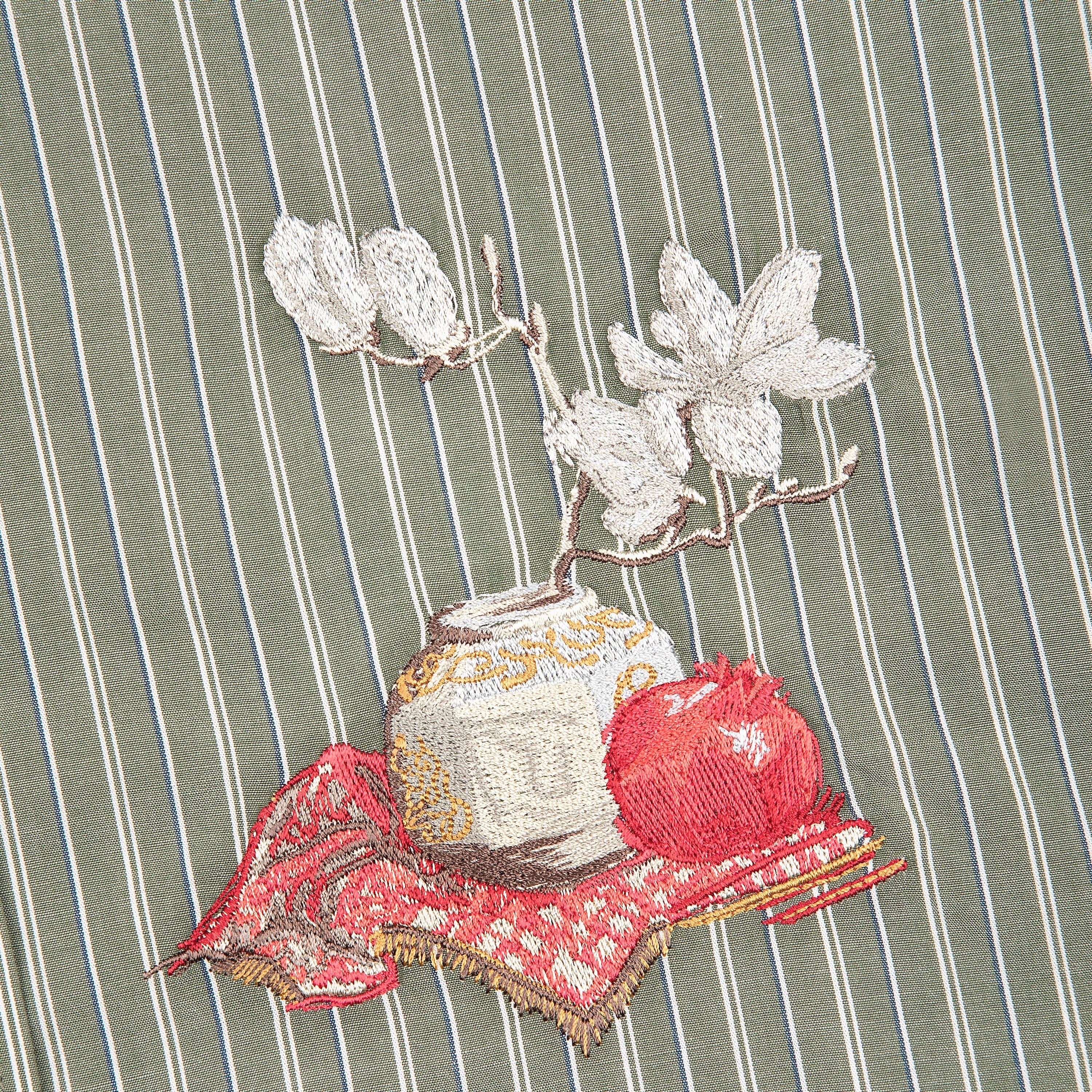 "garden of eden" green-white striped Shirt - Image 4