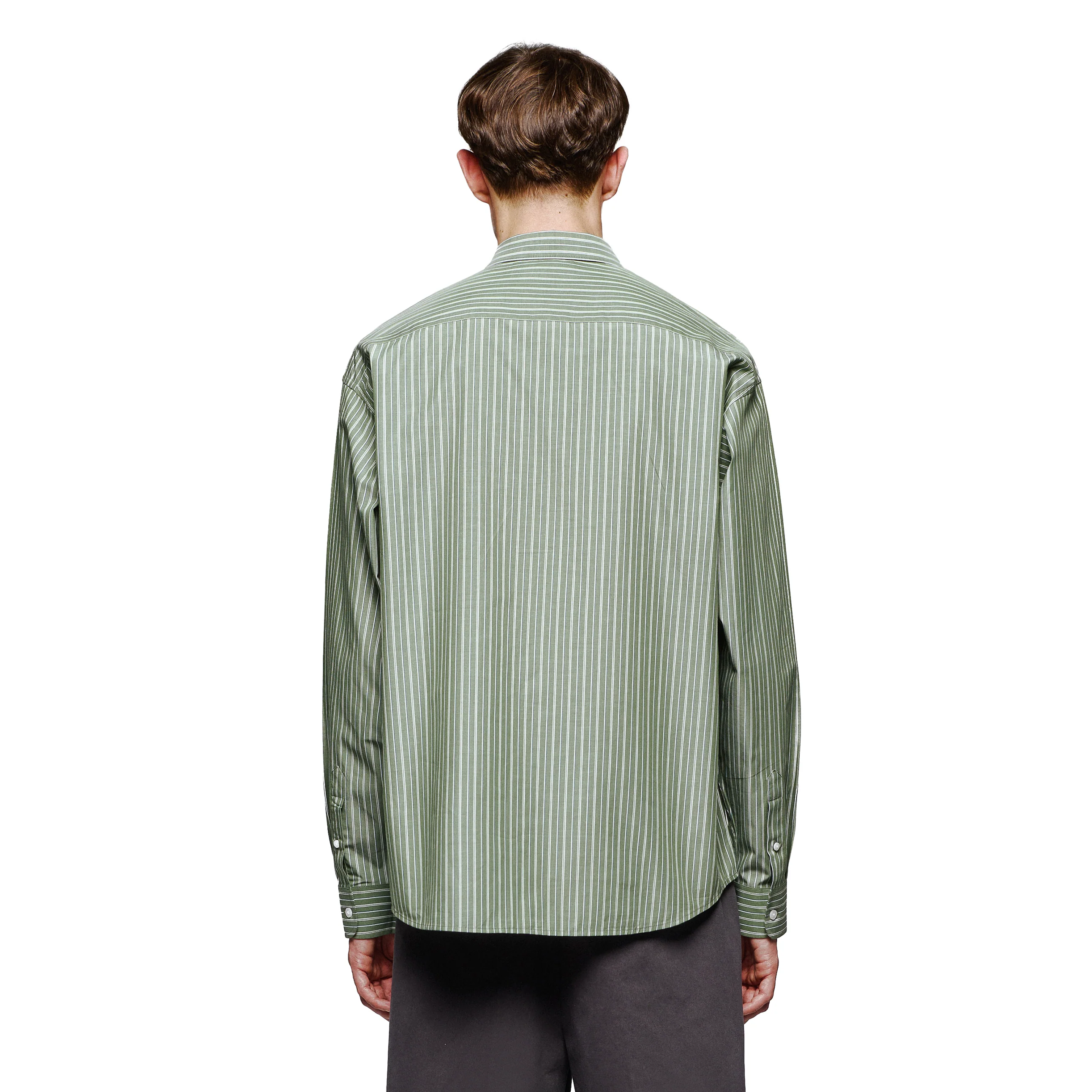 "garden of eden" green-white striped Shirt - Image 8