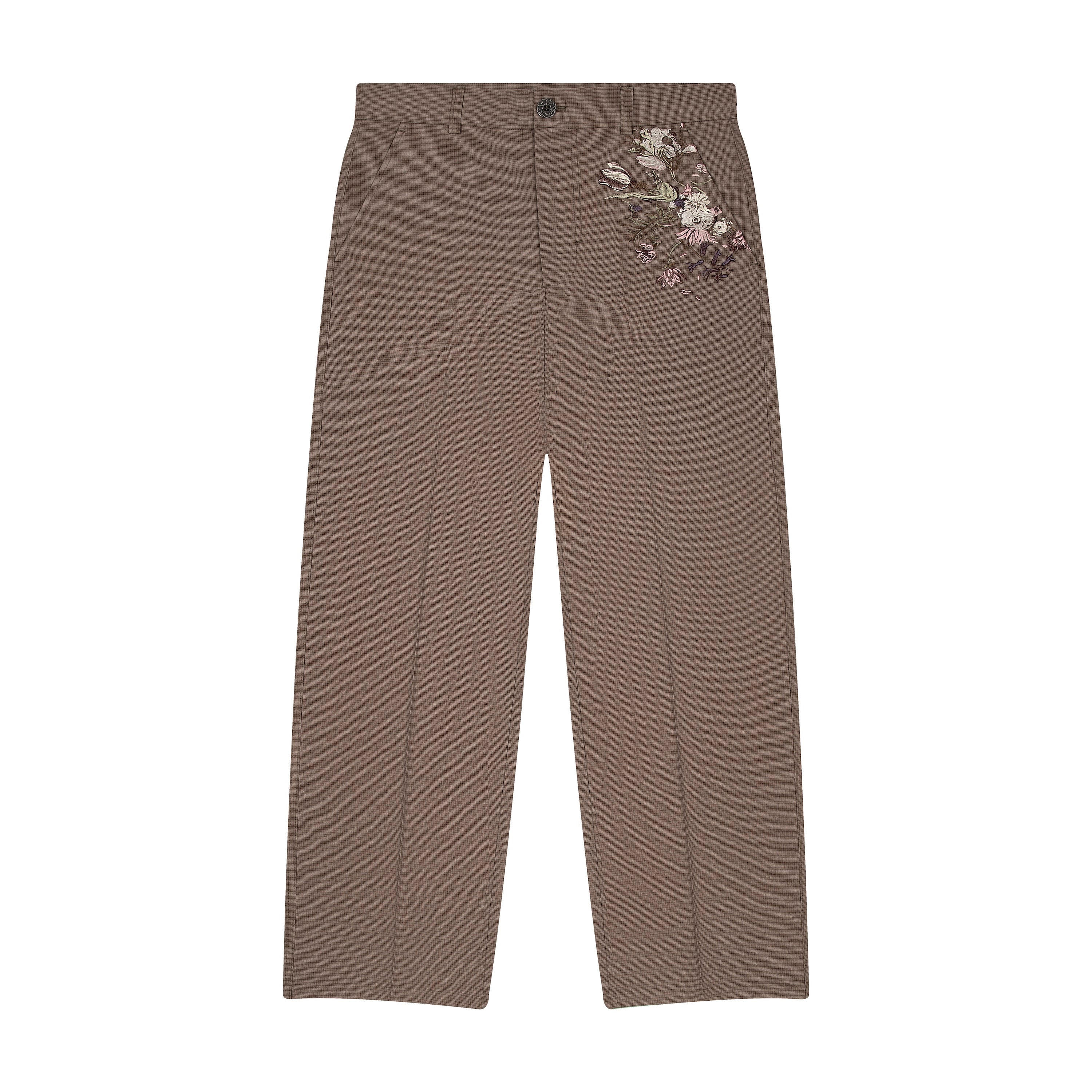 "garden of eden" plaid patterned Trousers