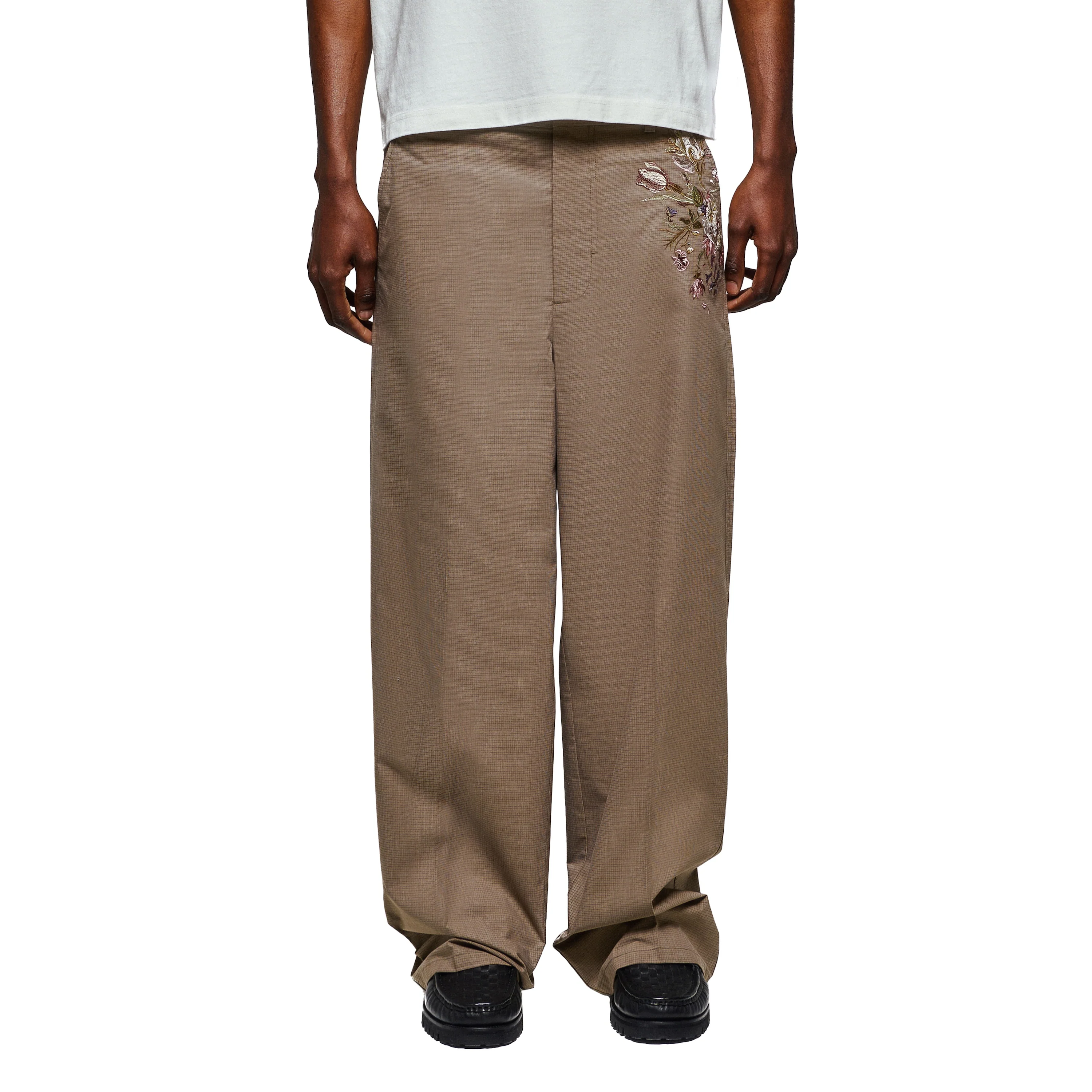 "garden of eden" plaid patterned Trousers - Image 6