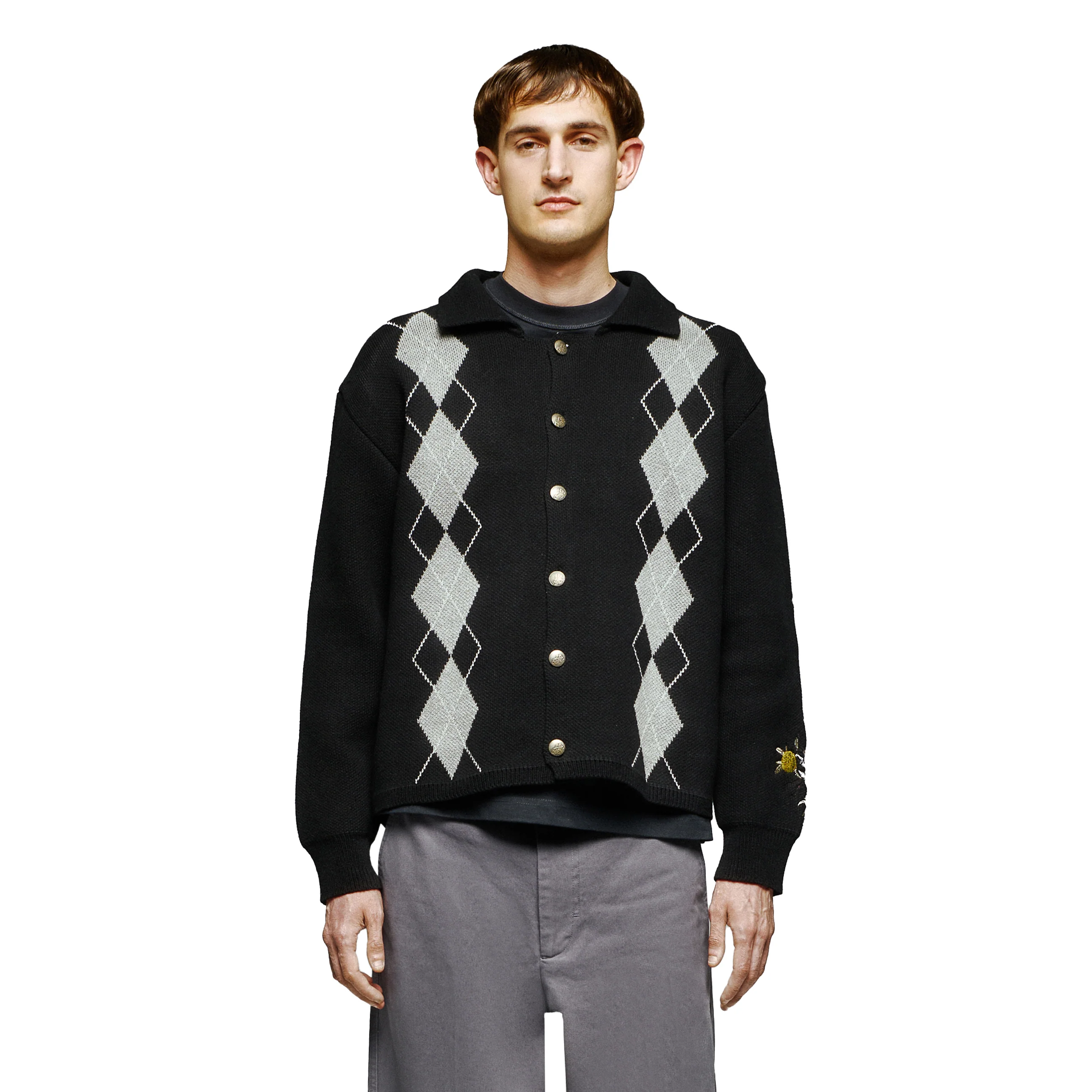 "garden of eden" Polo Cardigan - Image 8