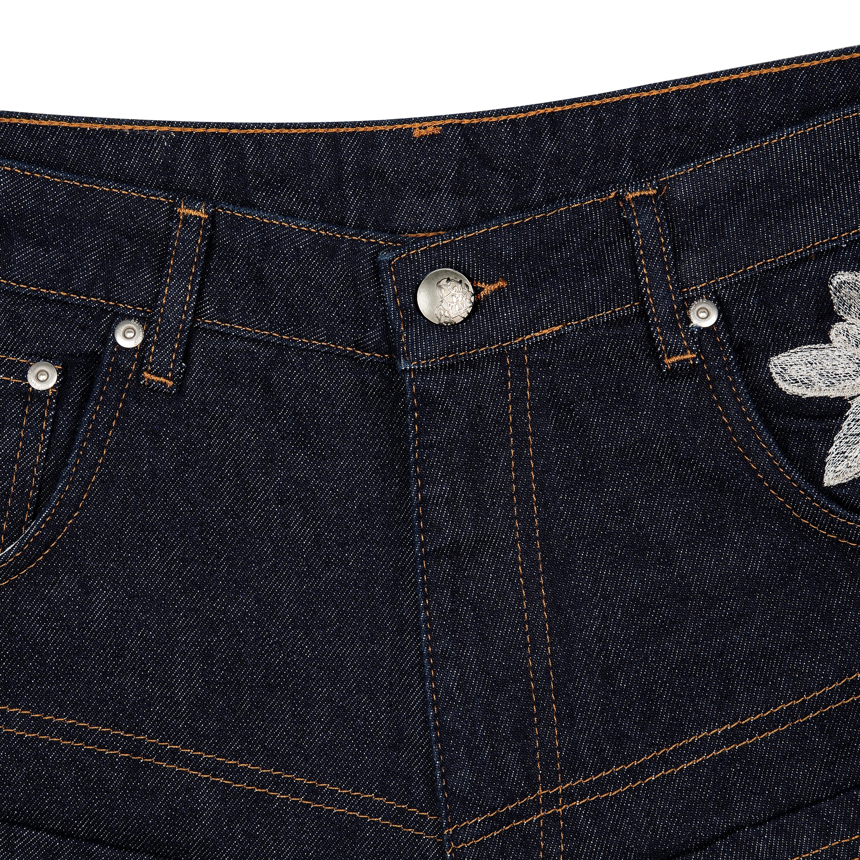 "garden of eden" raw Denim - Image 4