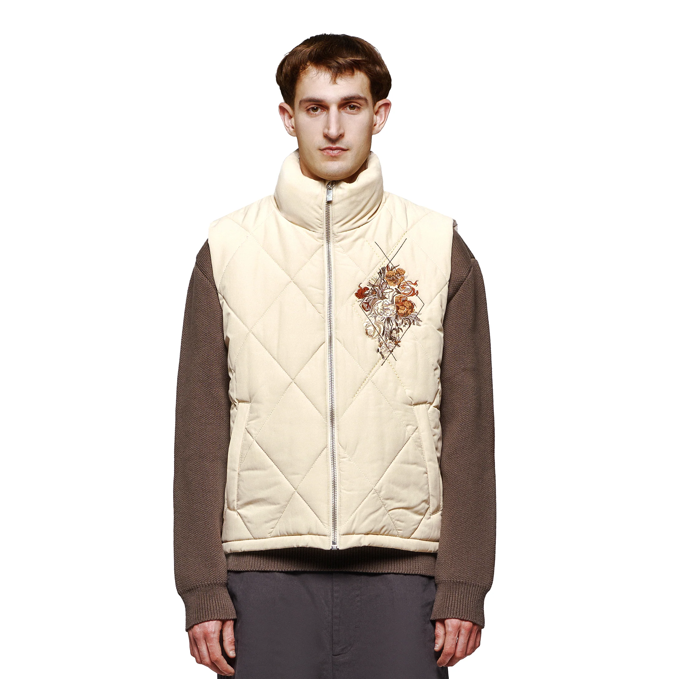 "garden of eden" Vest puffer beige - Image 6