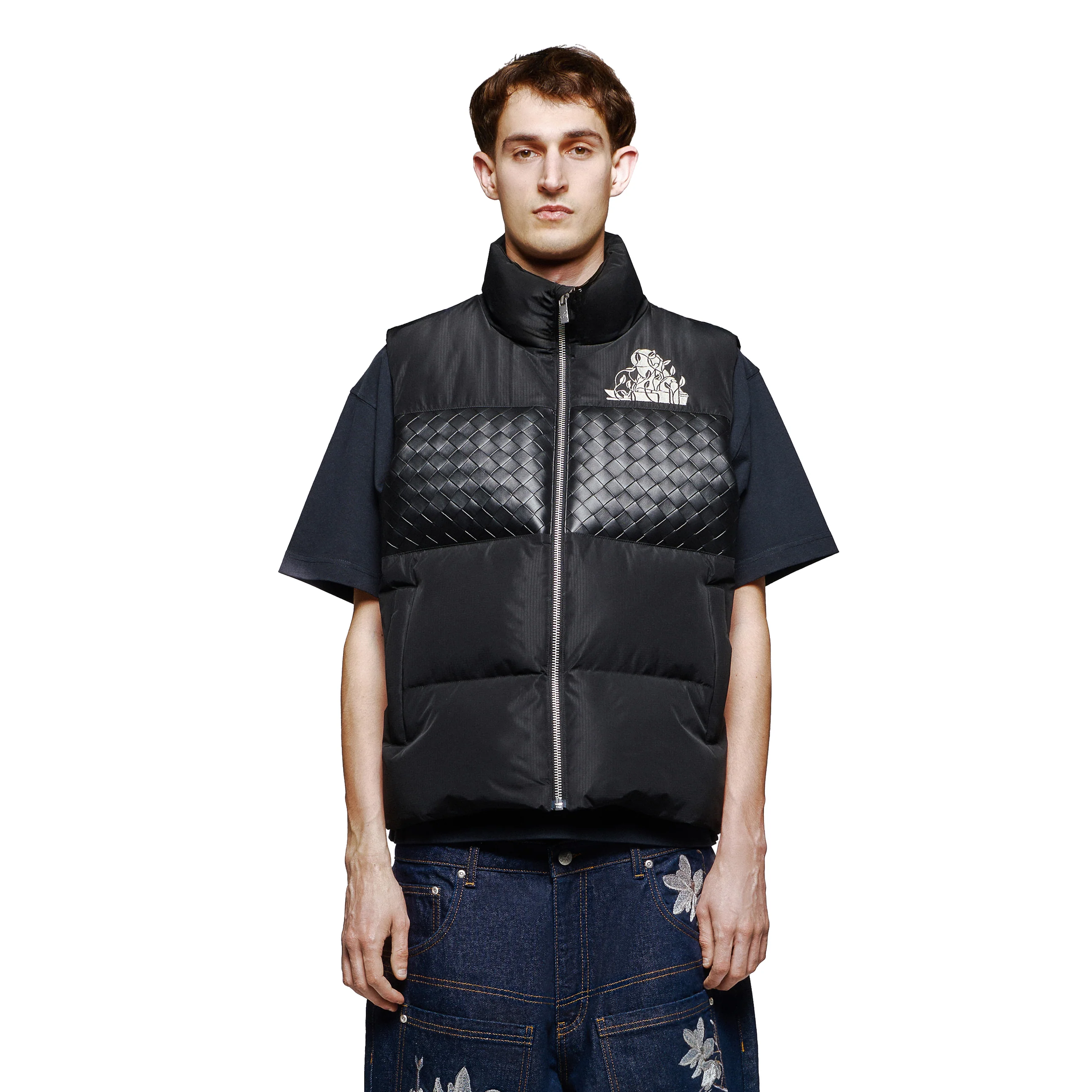 "garden of eden" Vest puffer black - Image 8