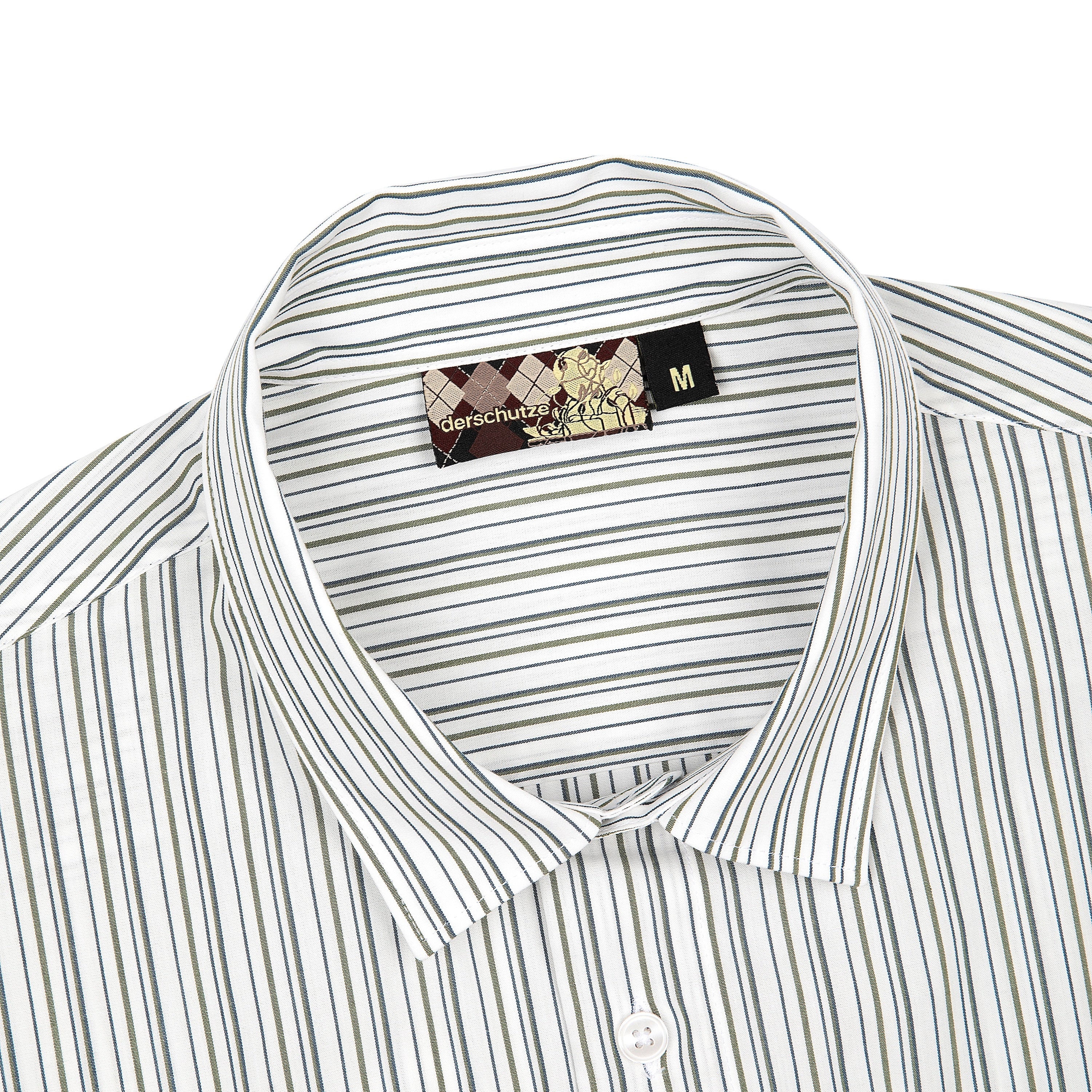"garden of eden" white-green striped Shirt - Image 3