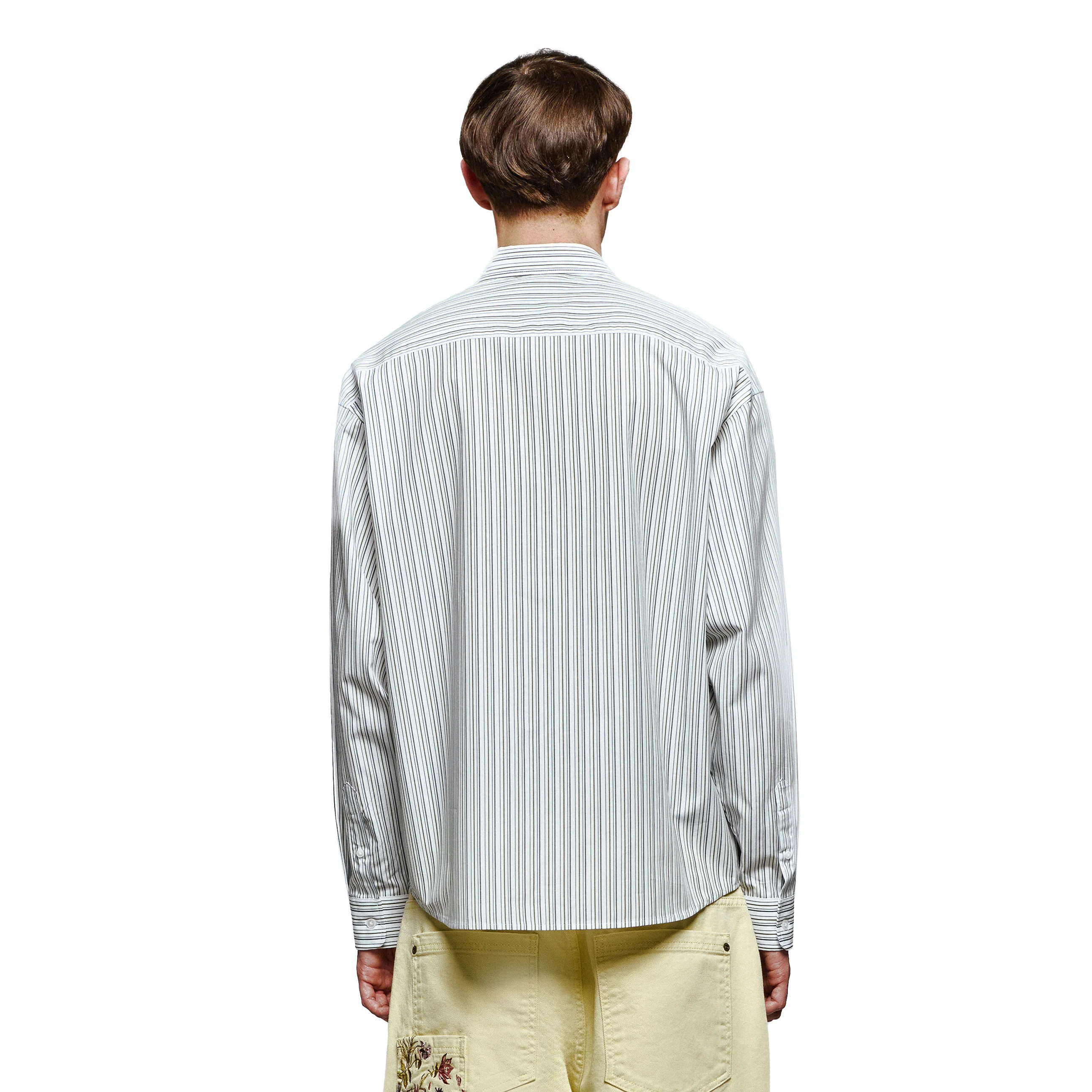 "garden of eden" white-green striped Shirt - Image 8