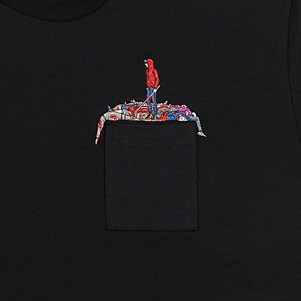 "halloween massacre" Pocket T-Shirt black - Image 2
