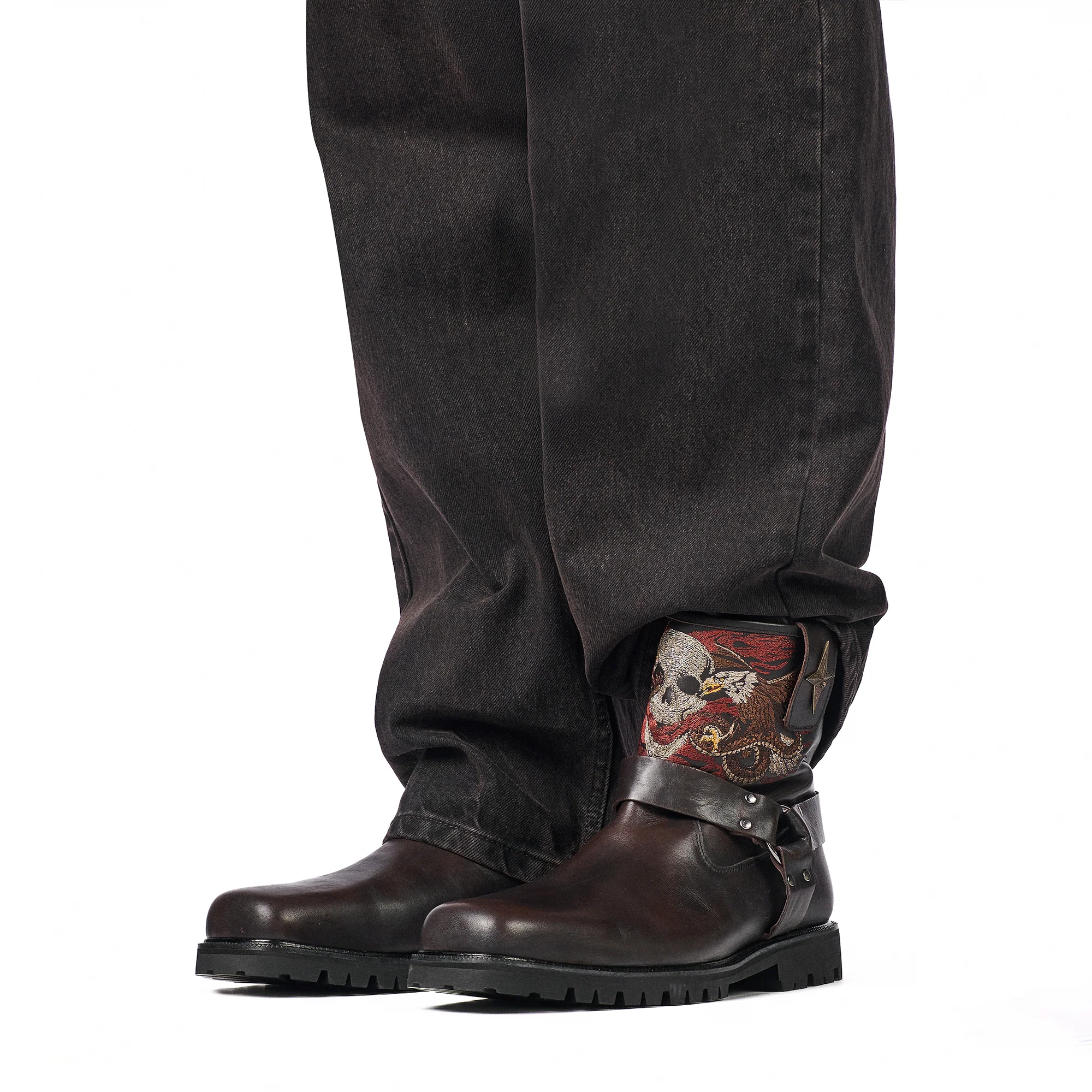 "hellboy" Biker boots brown - Image 9
