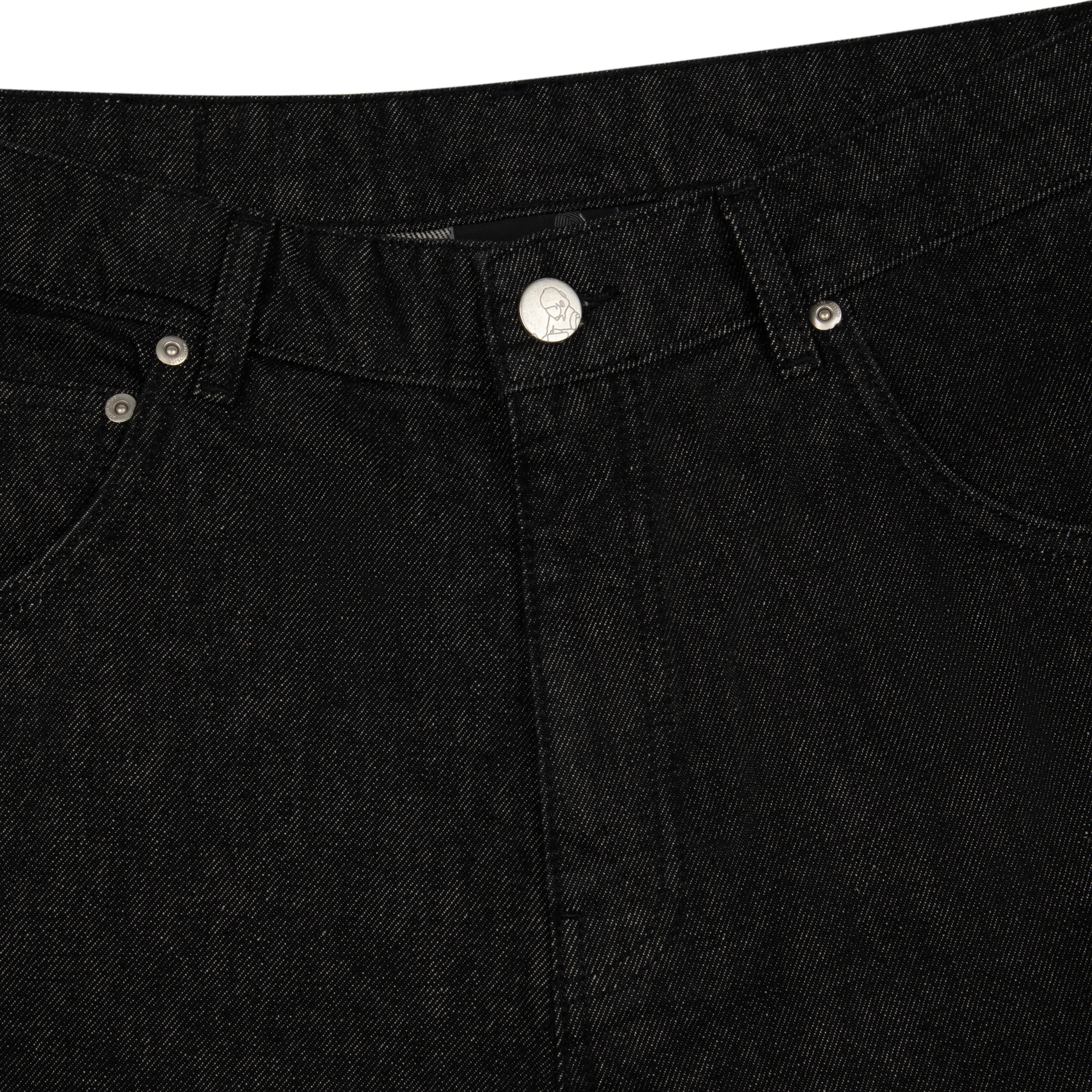 "hellboy" black raw Denim - Image 4