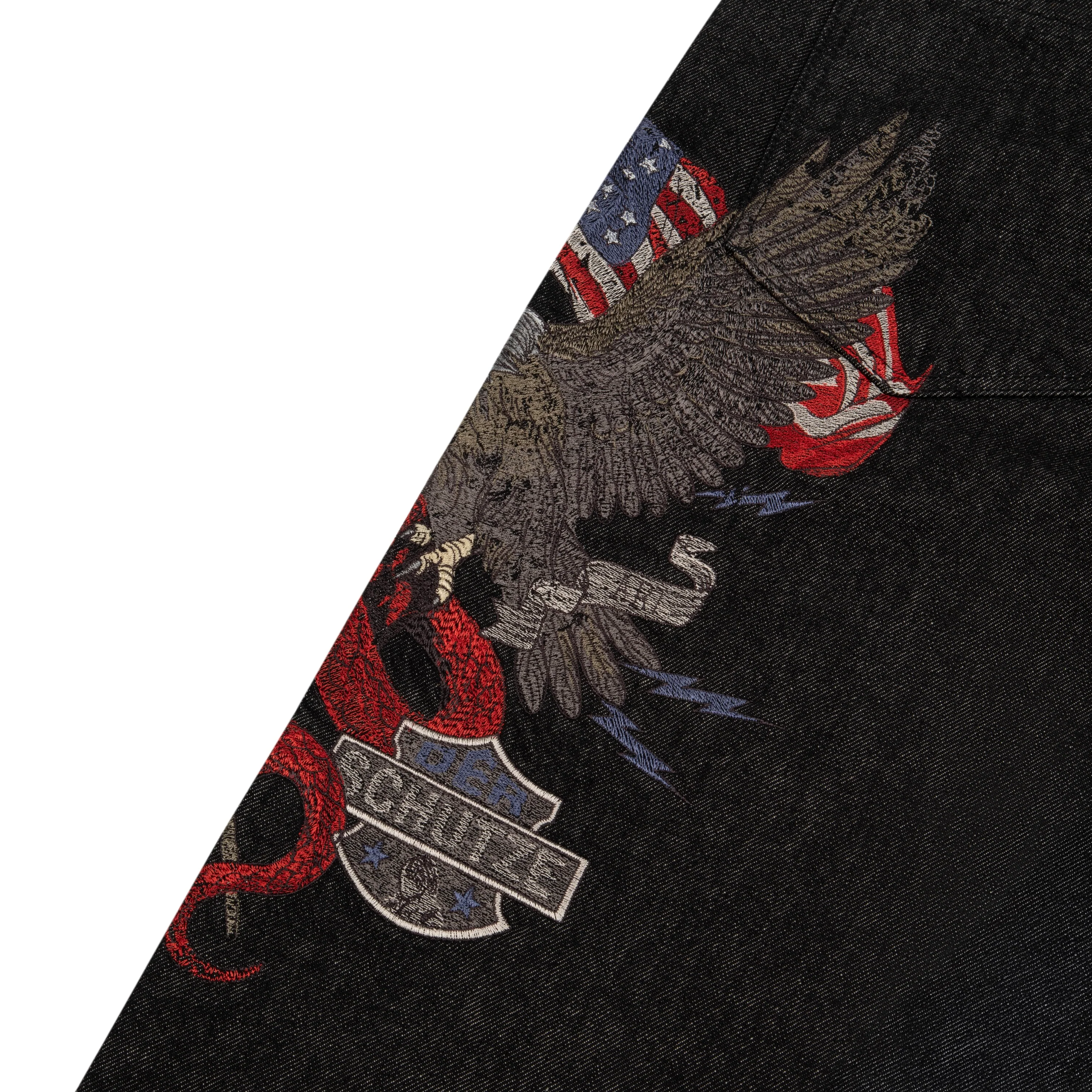 "hellboy" black raw Denim - Image 6