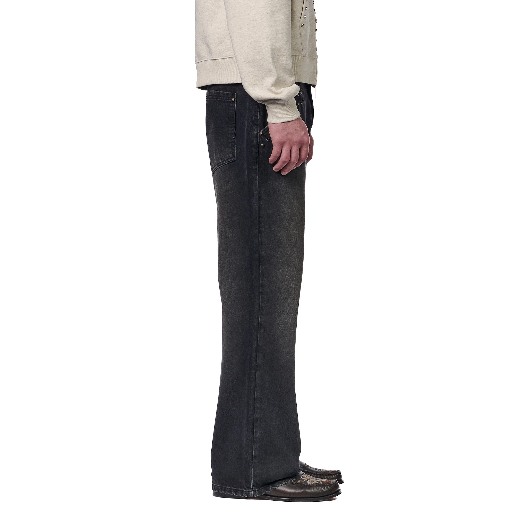 "hellboy" brown washed bootcut Denim - Image 10