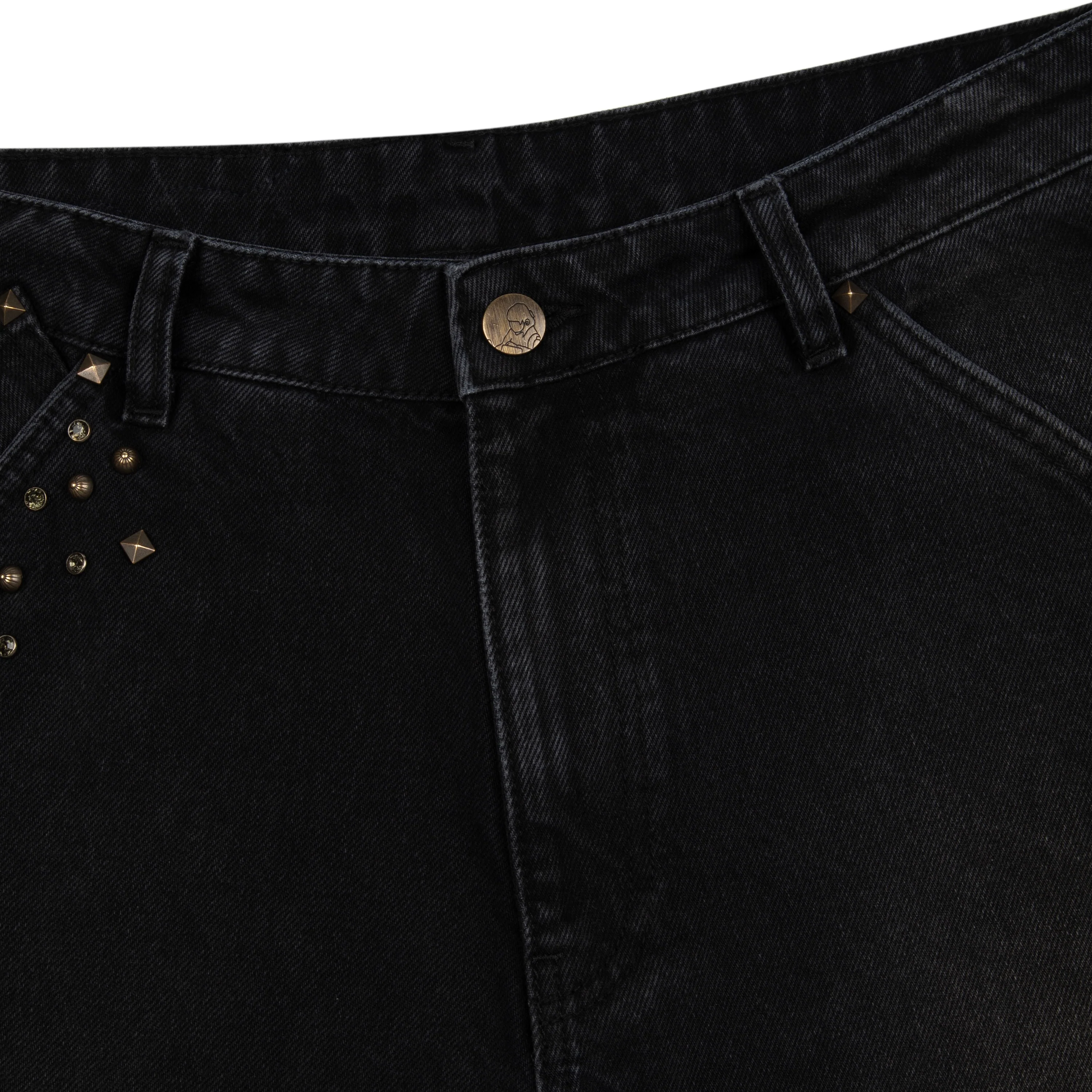 "hellboy" brown washed bootcut Denim - Image 4