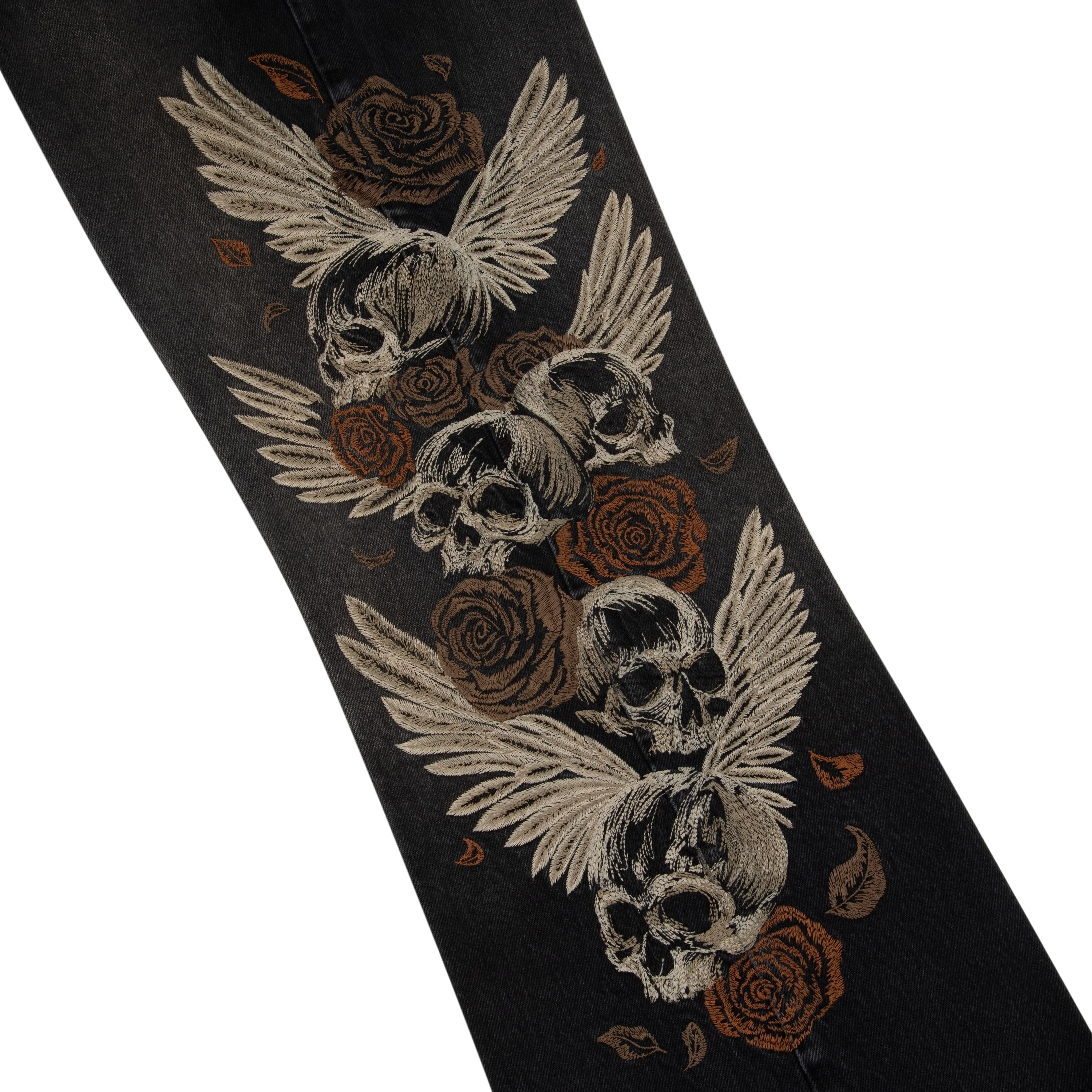 "hellboy" brown washed bootcut Denim - Image 5