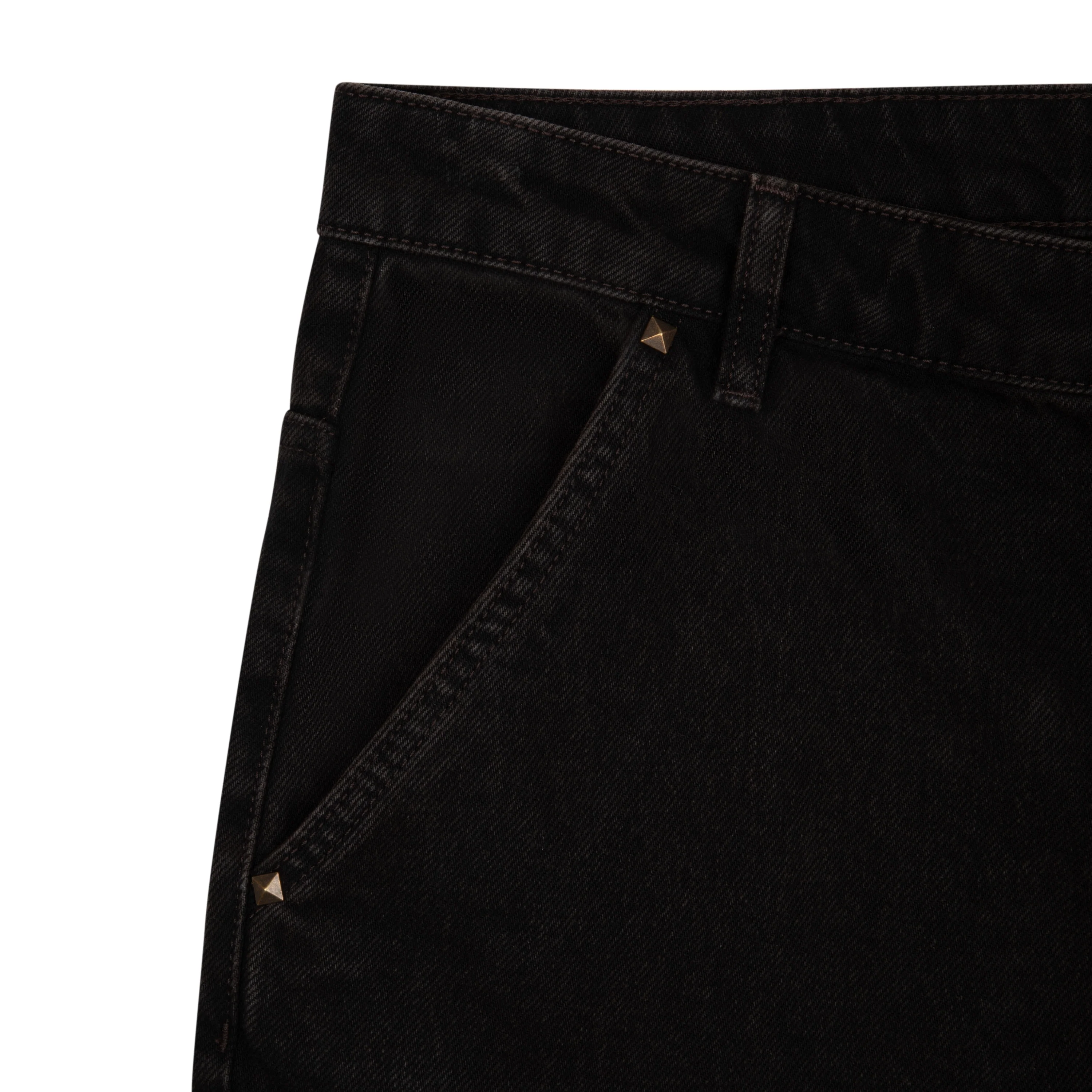 "hellboy" brown washed Denim 01 - Image 3