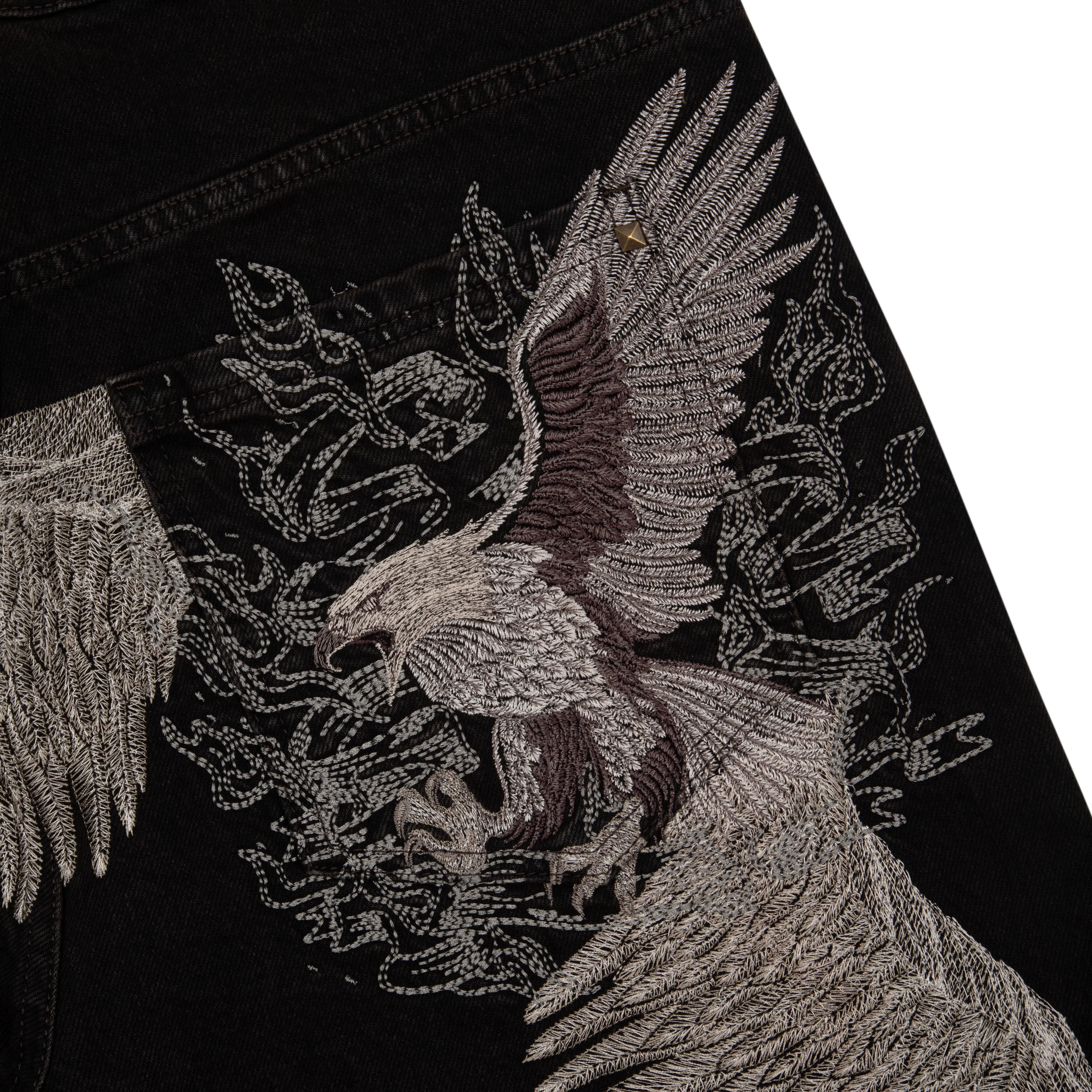"hellboy" brown washed Denim 01 - Image 6