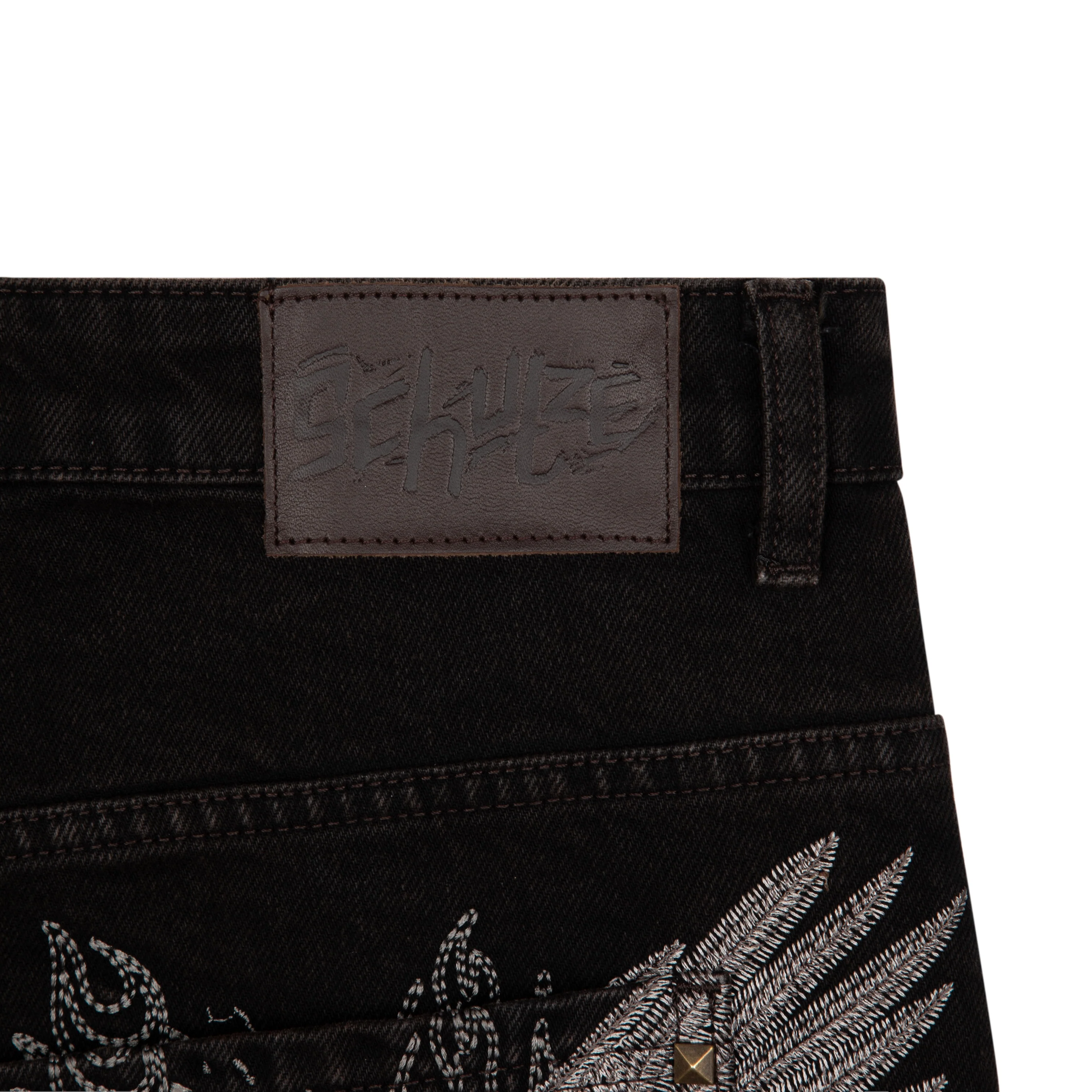 "hellboy" brown washed Denim 01 - Image 7