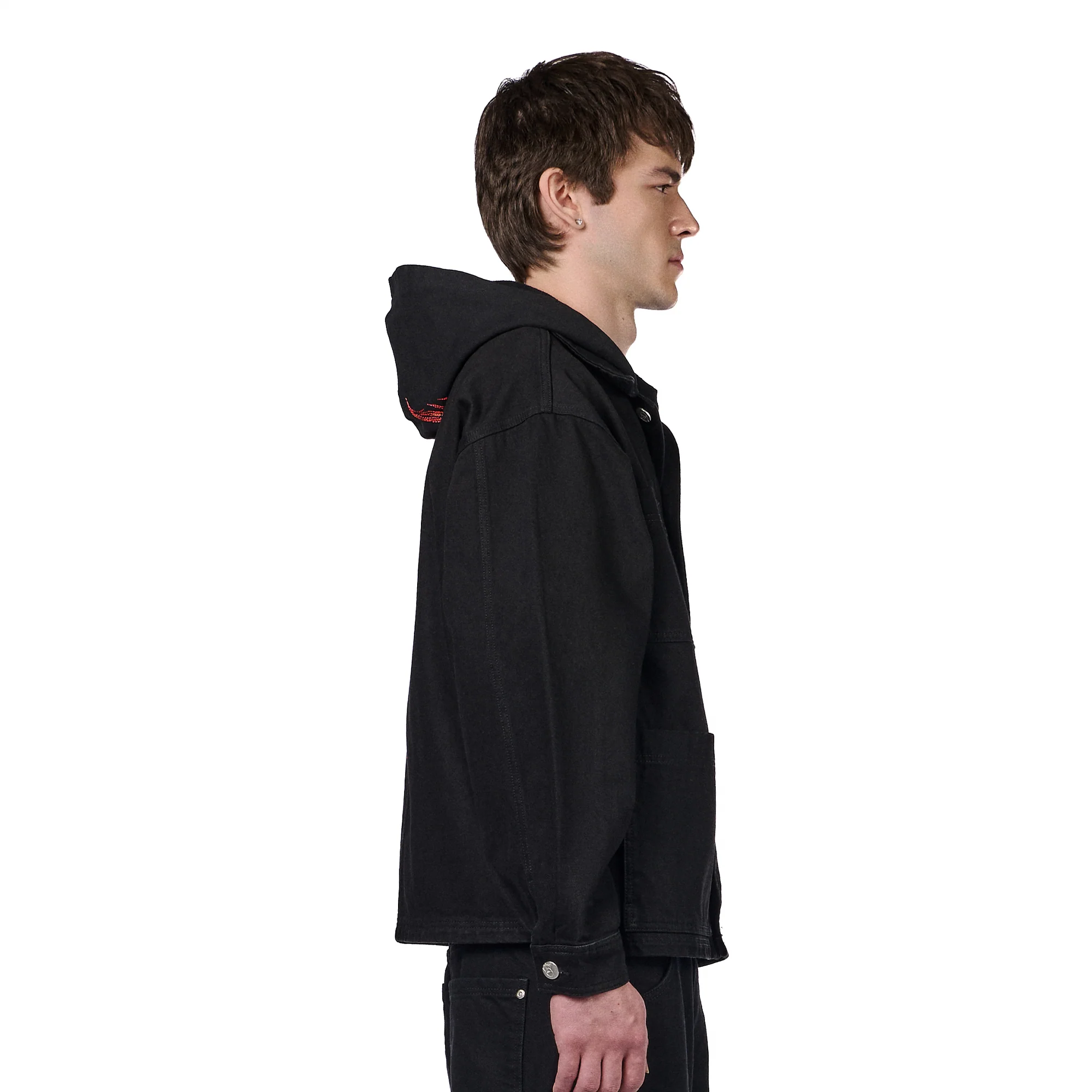 "hellboy" denim Jacket black - Image 14
