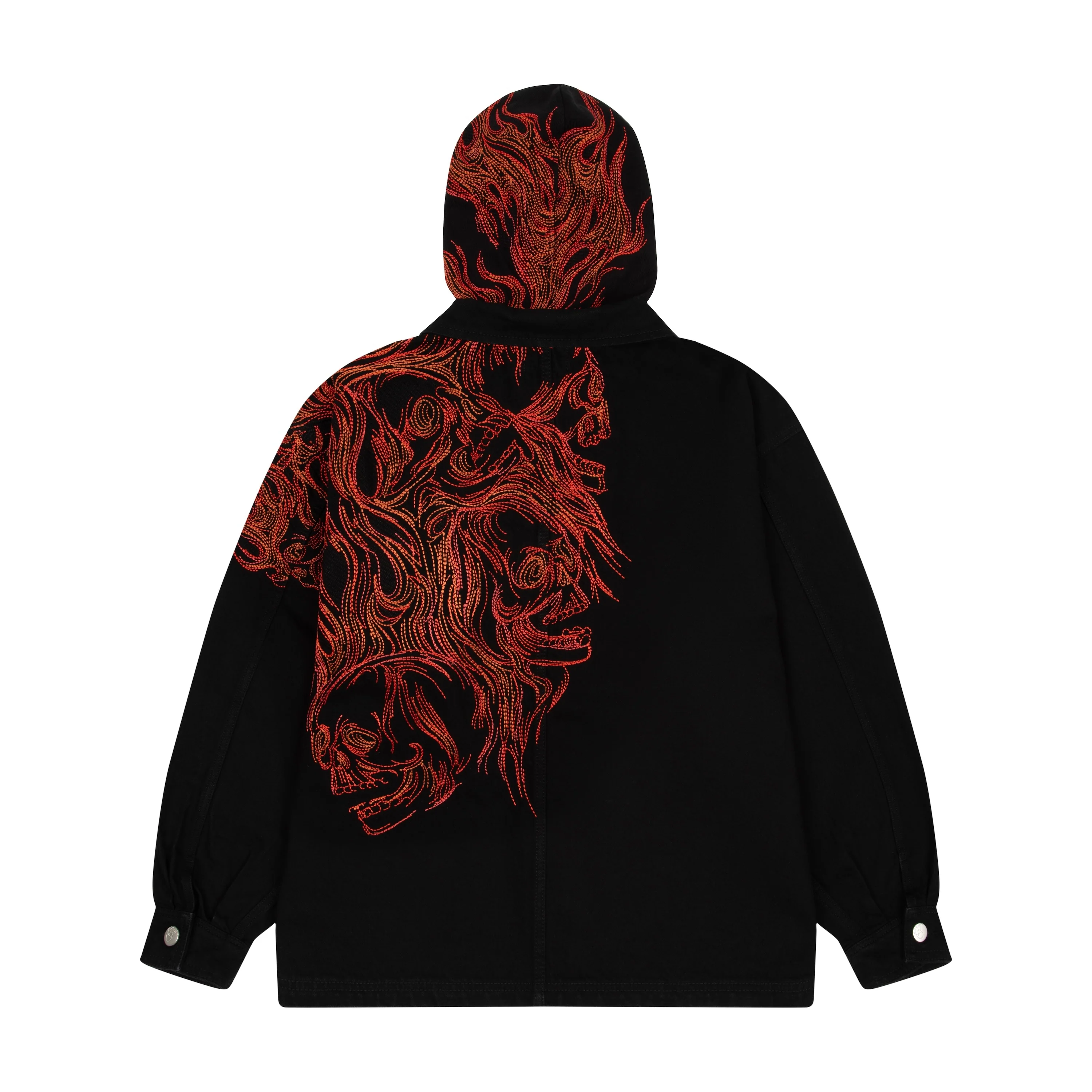 "hellboy" denim Jacket black - Image 2