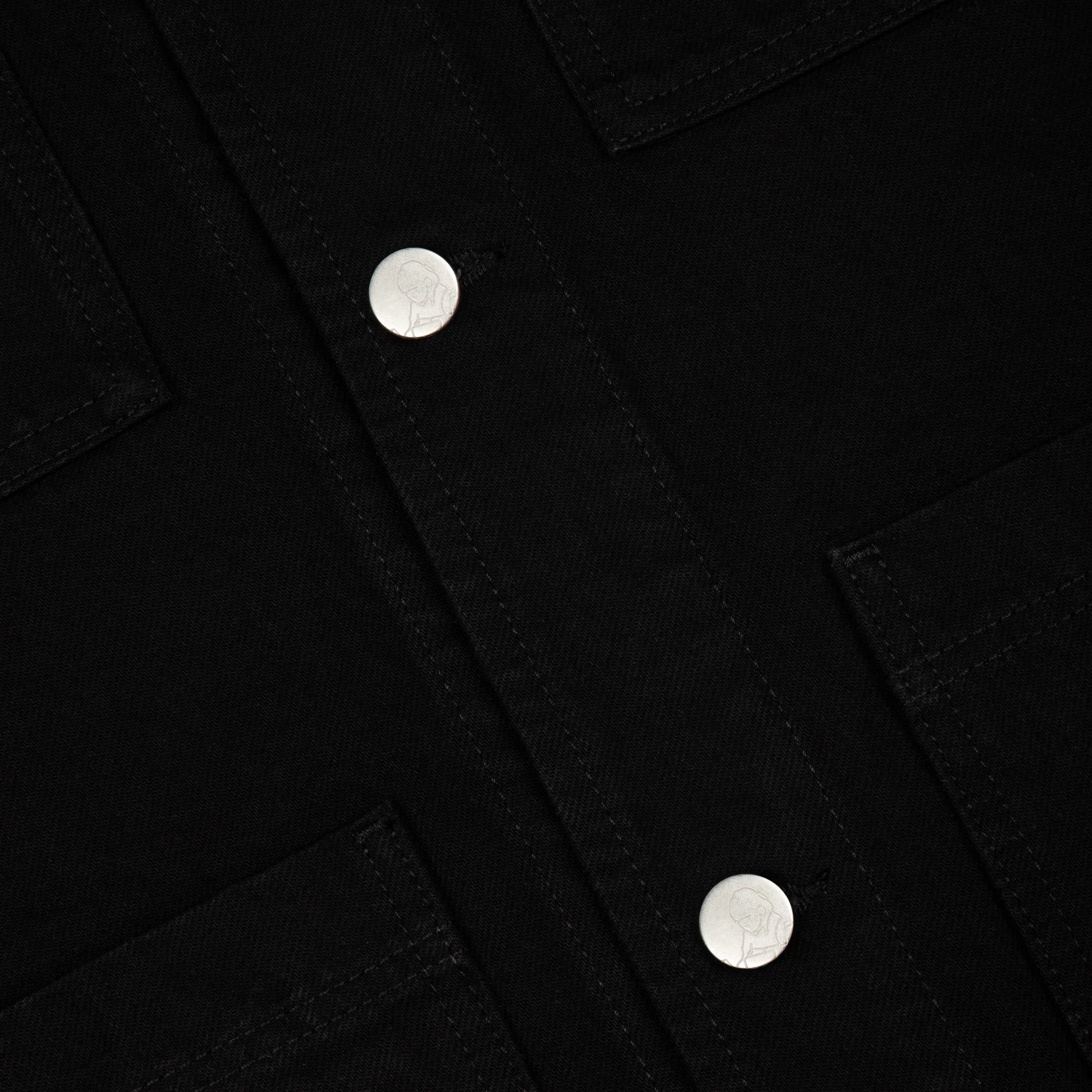 "hellboy" denim Jacket black - Image 5