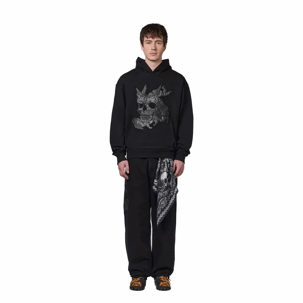 "hellboy" Hoodie black 01 - Image 10
