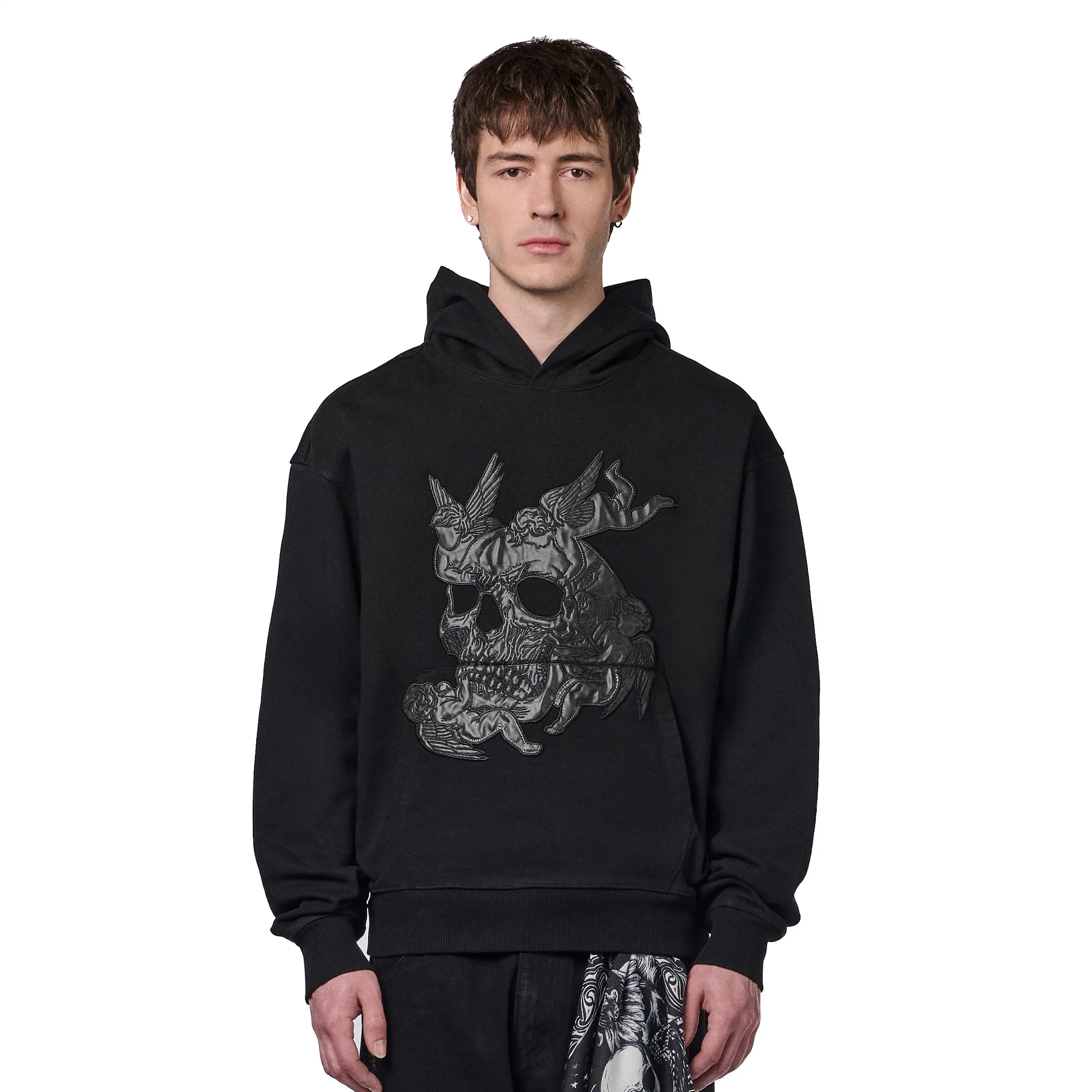 "hellboy" Hoodie black 01 - Image 6