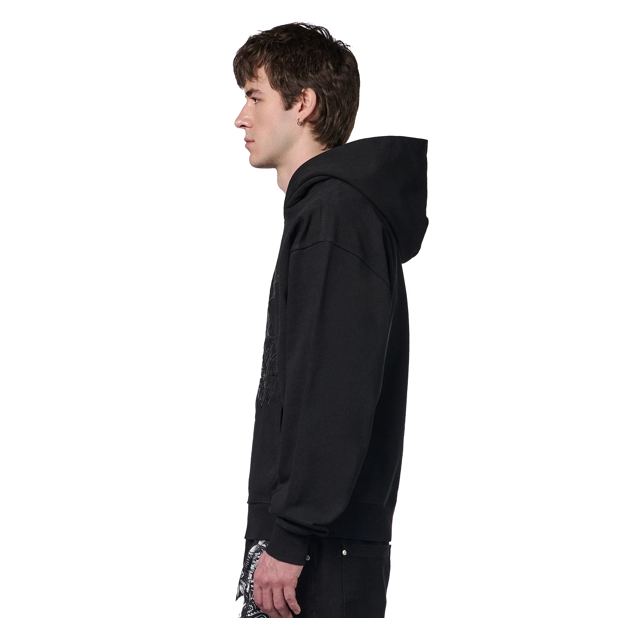 "hellboy" Hoodie black 01 - Image 7