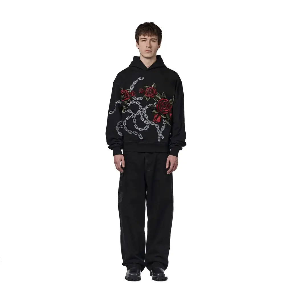"hellboy" Hoodie black 02 - Image 12