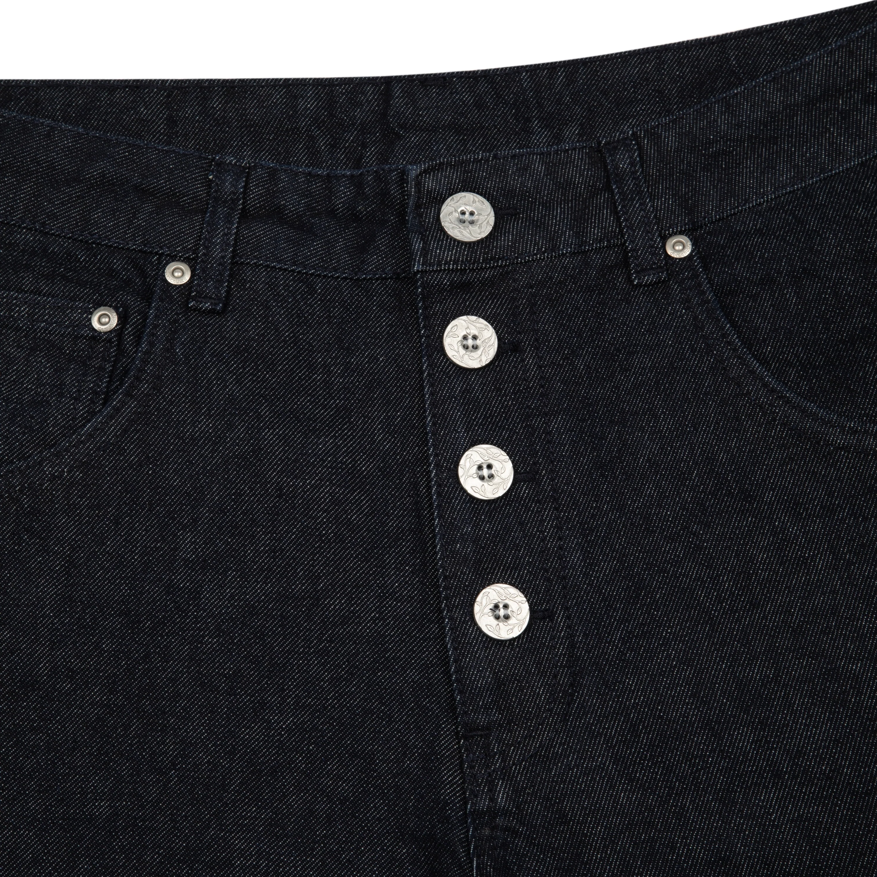 "hellboy" indigo raw bootcut Denim - Image 4