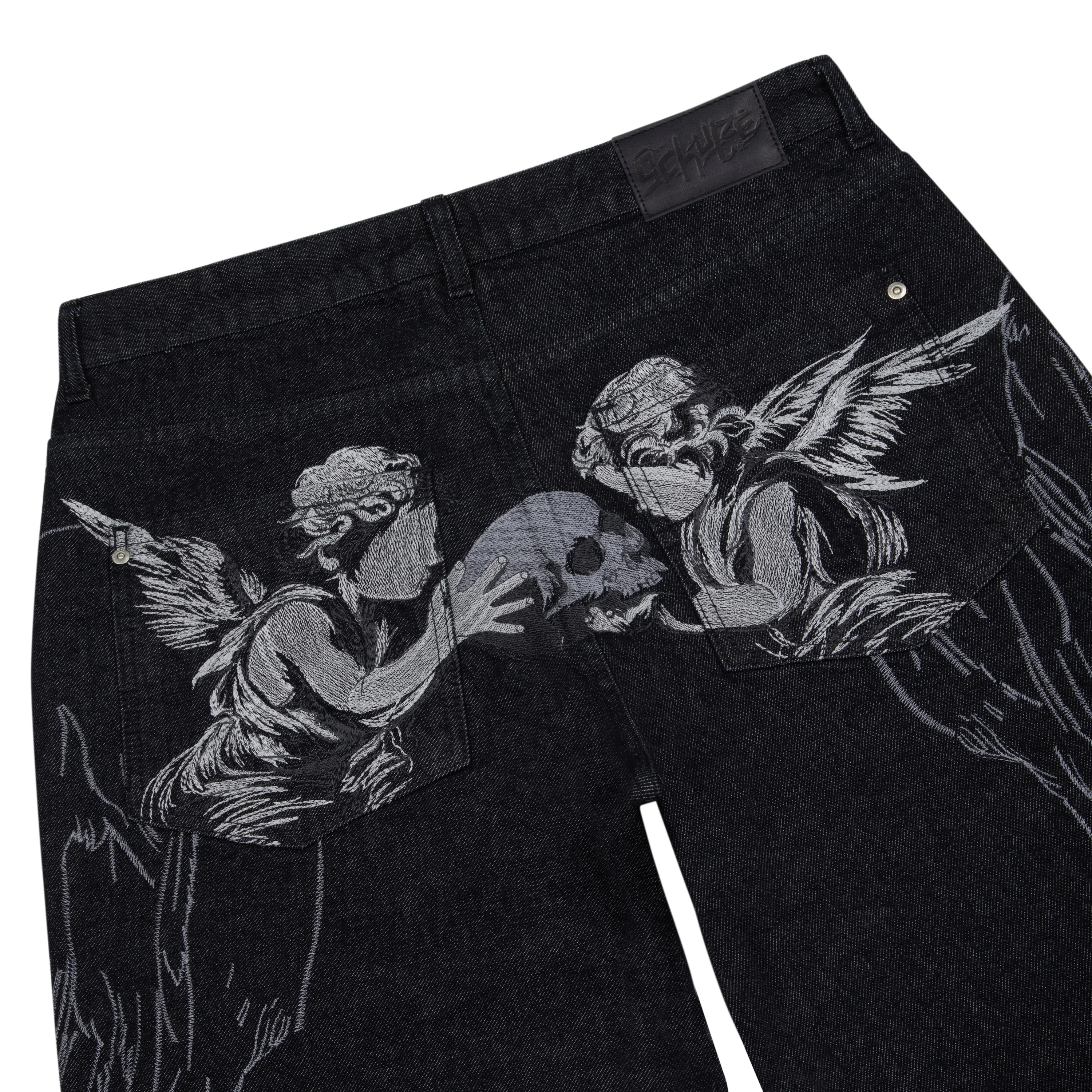 "hellboy" indigo raw bootcut Denim - Image 5