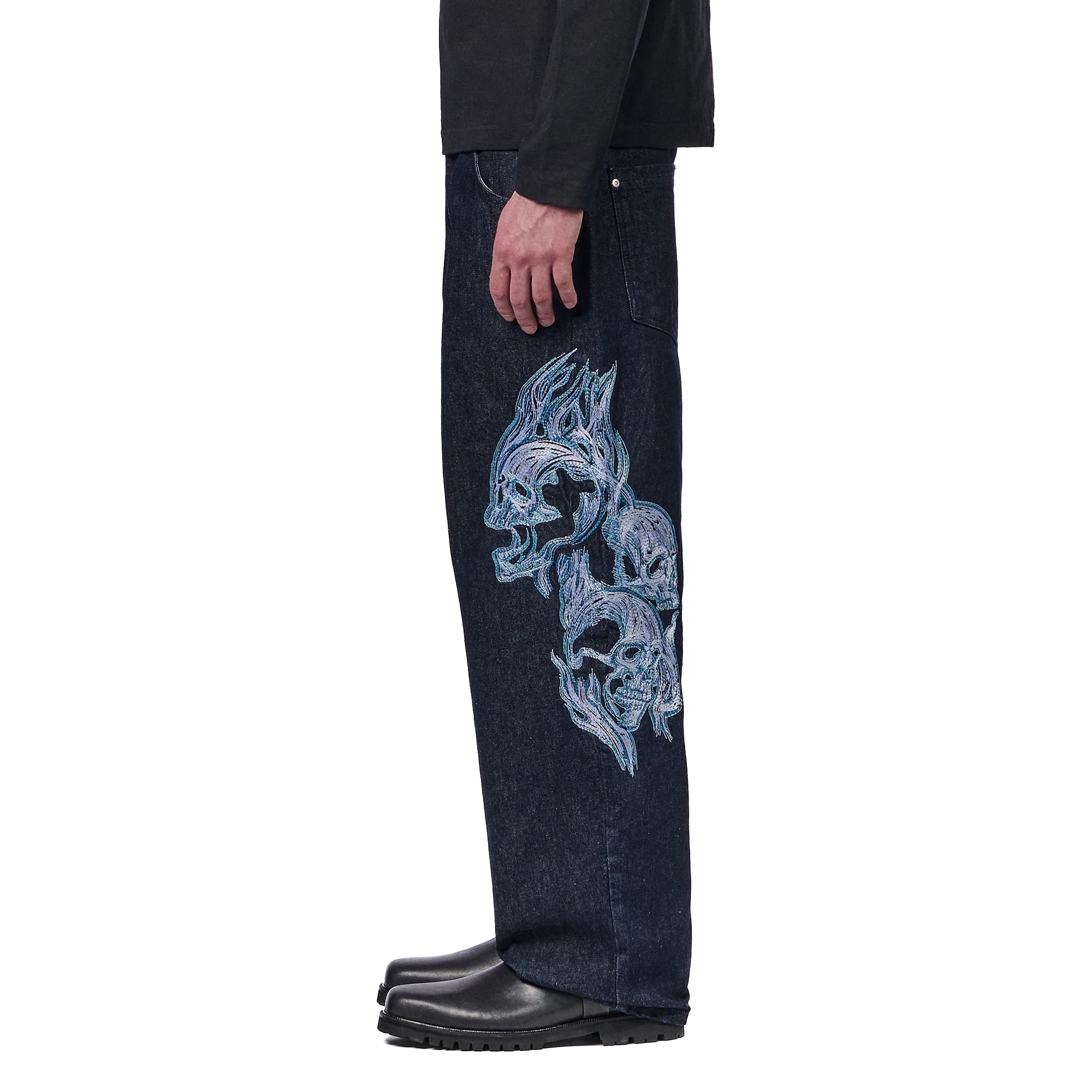 "hellboy" indigo raw Denim 01 - Image 9