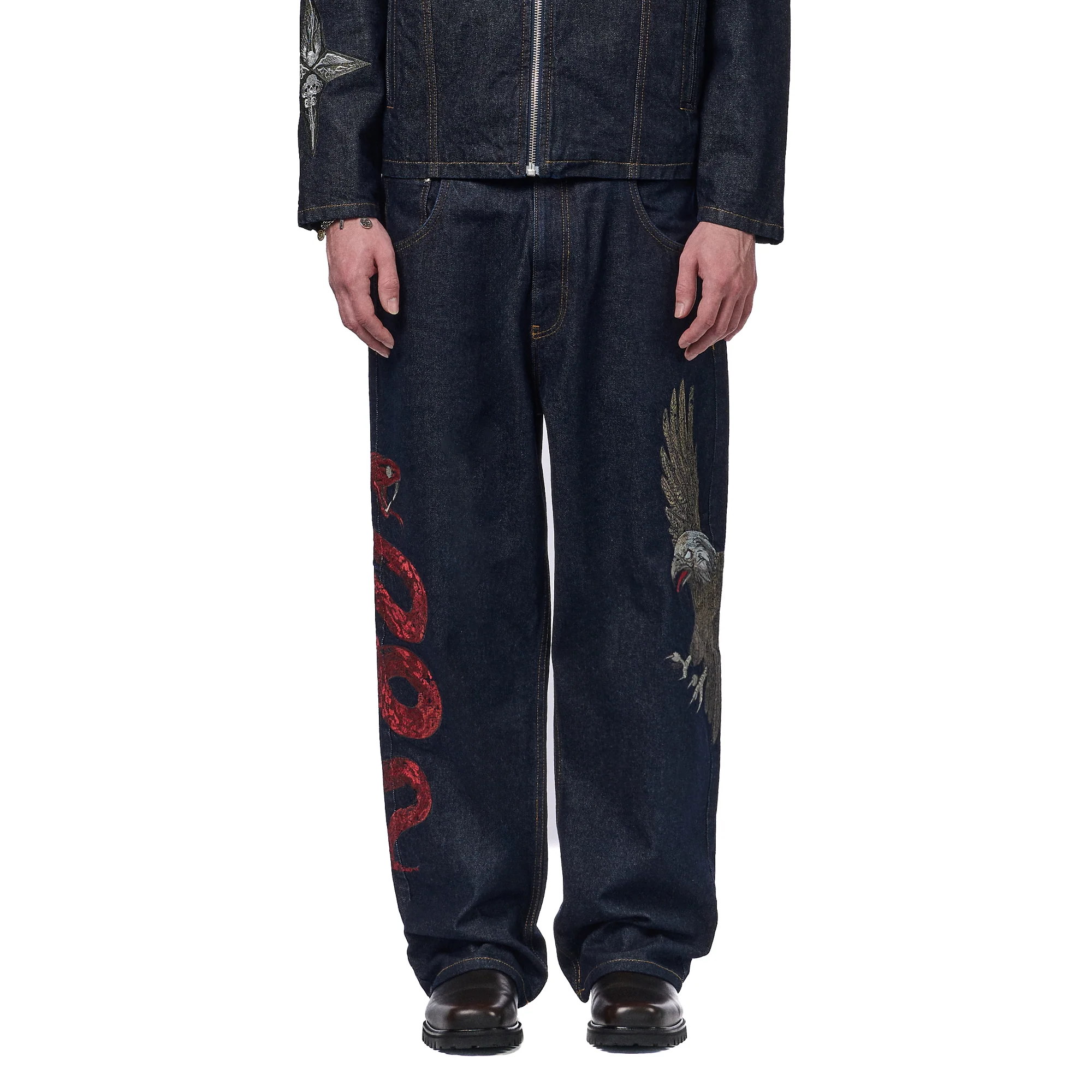 "hellboy" indigo raw Denim 02 - Image 8