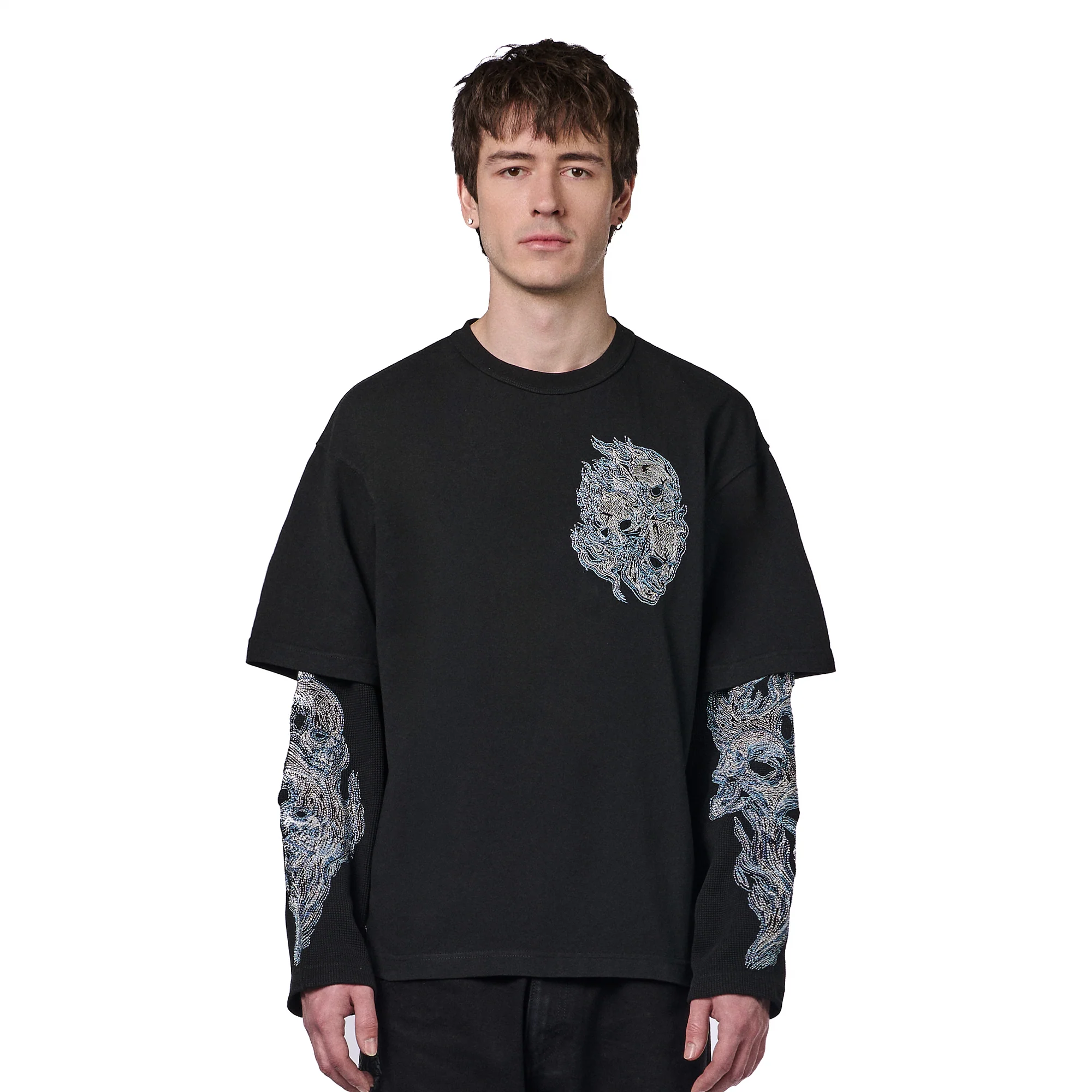 "hellboy" layered Longsleeve - Image 7