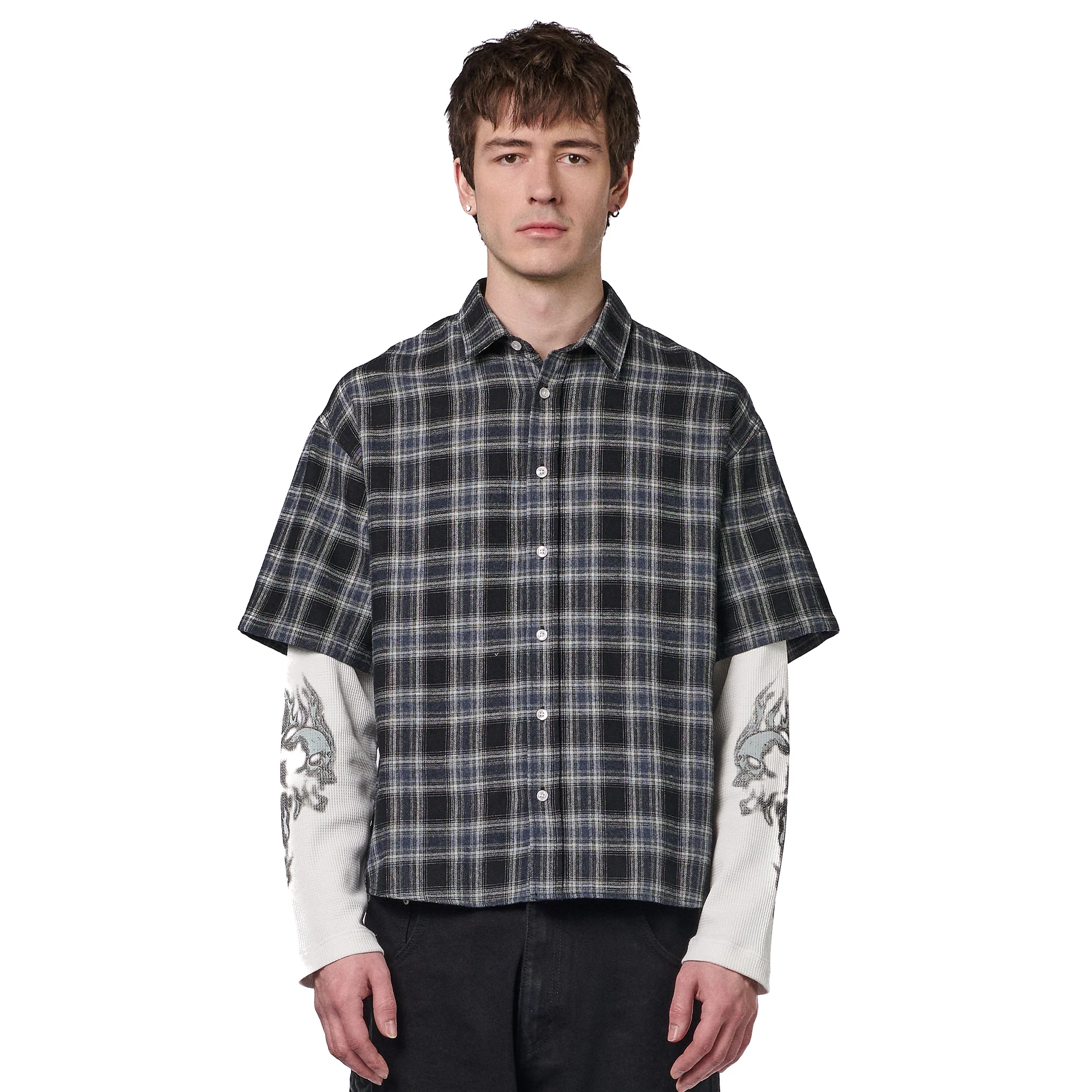 "hellboy" layered Shirt - Image 8