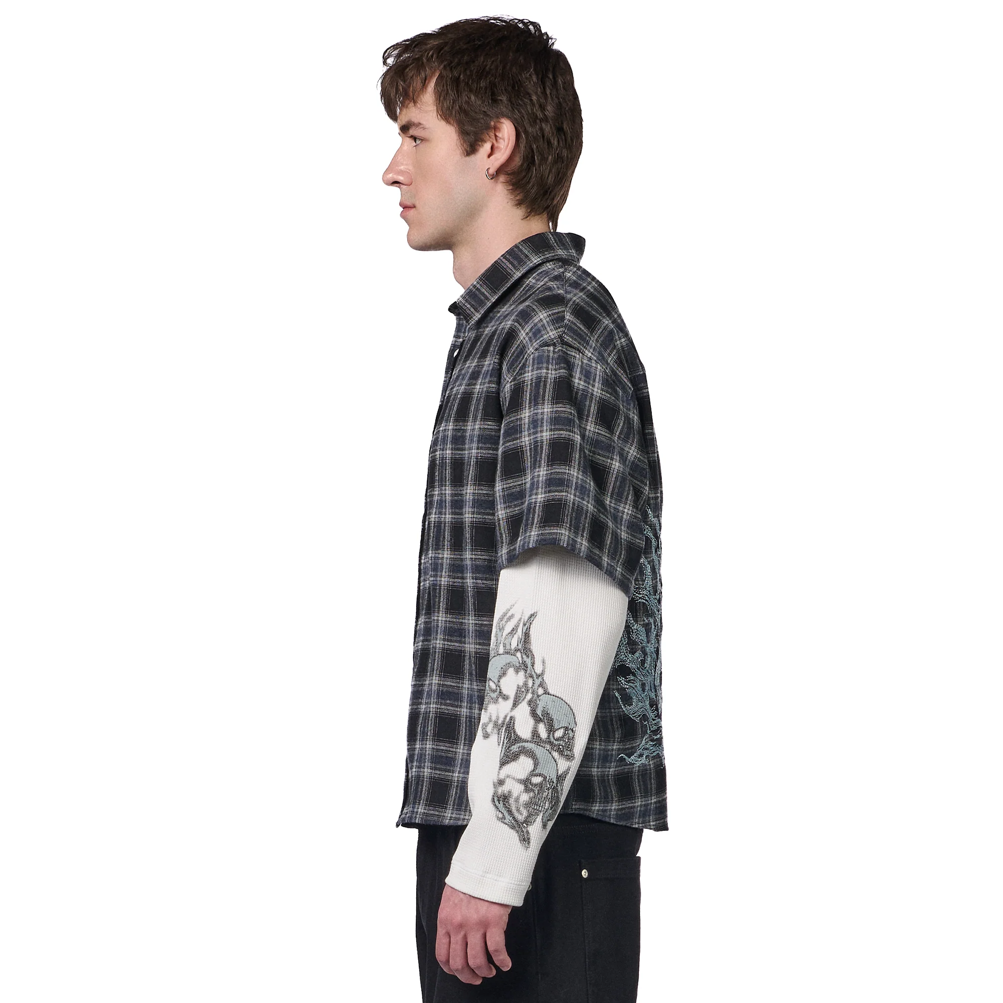 "hellboy" layered Shirt - Image 9