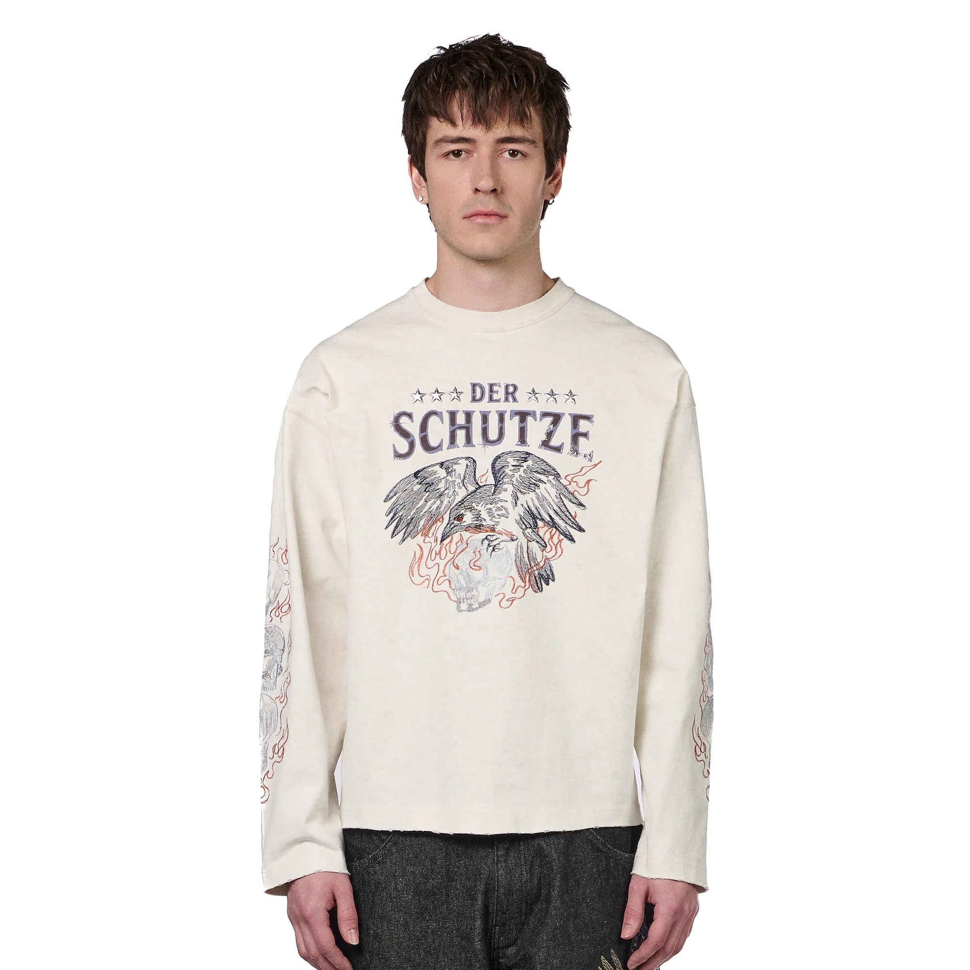 "hellboy" Longsleeve off white - Image 7
