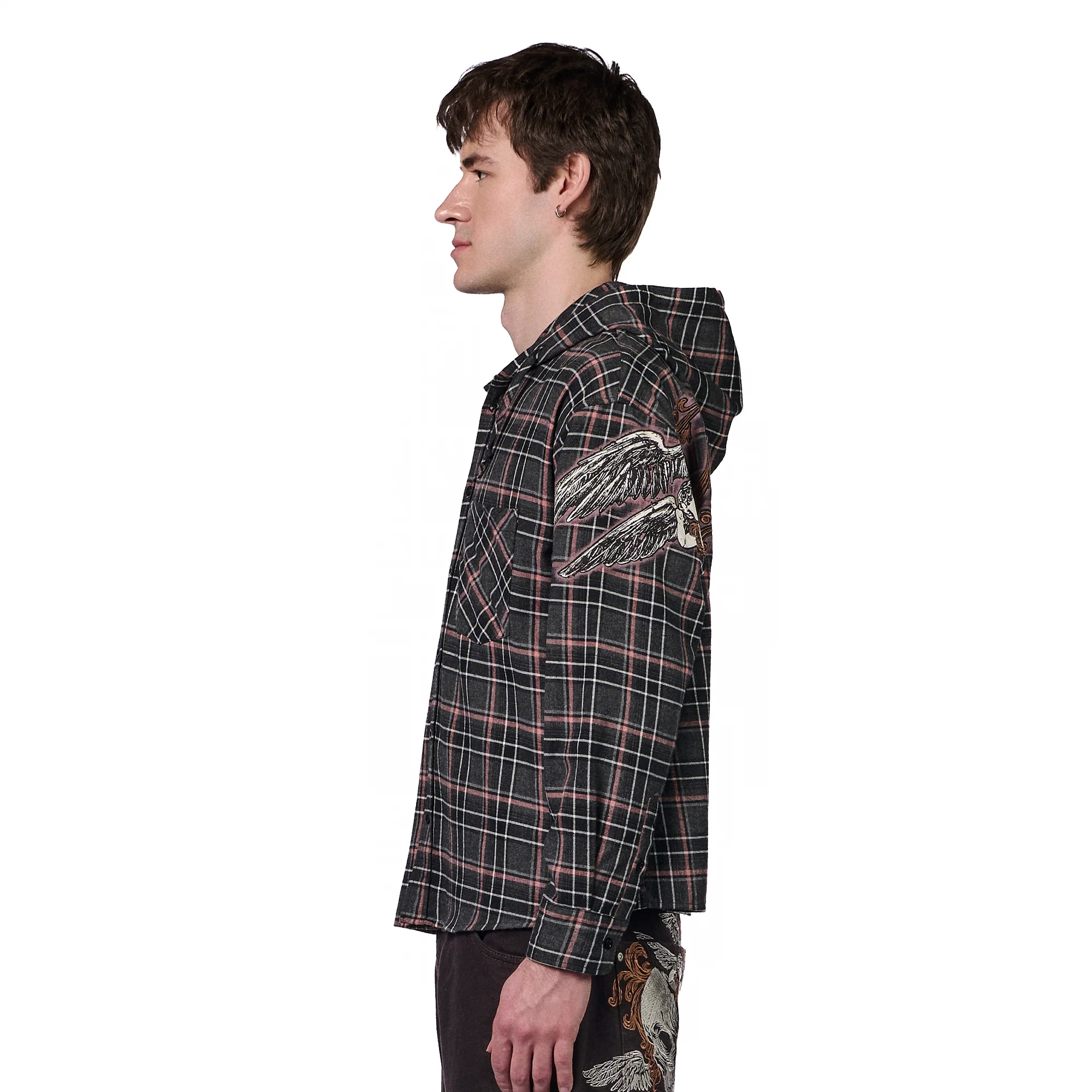 "hellboy" plaid Shirt - Image 10