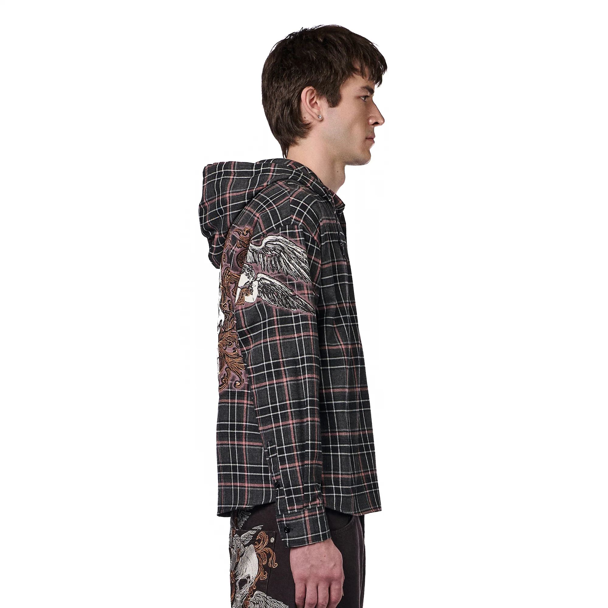 "hellboy" plaid Shirt - Image 12