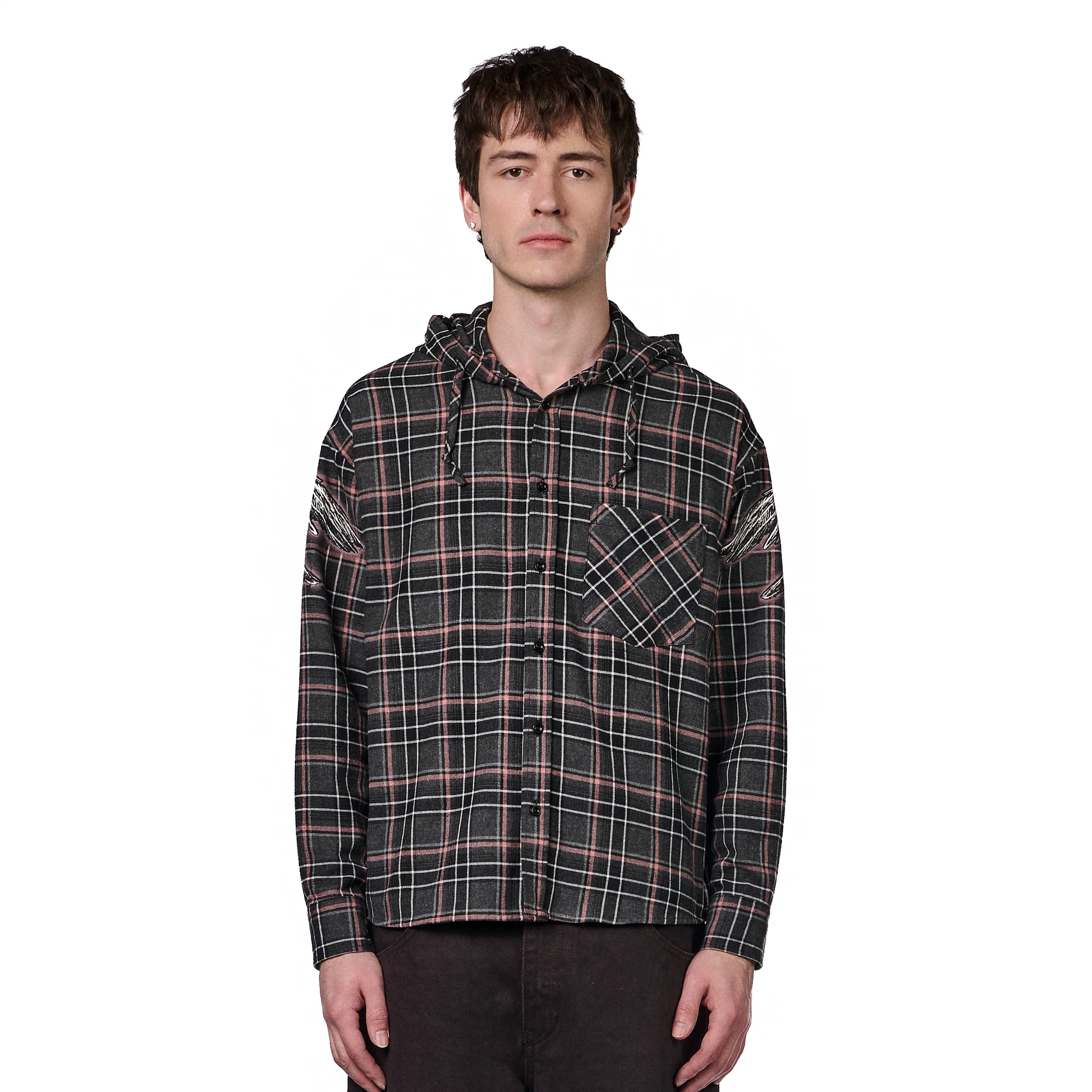"hellboy" plaid Shirt - Image 9