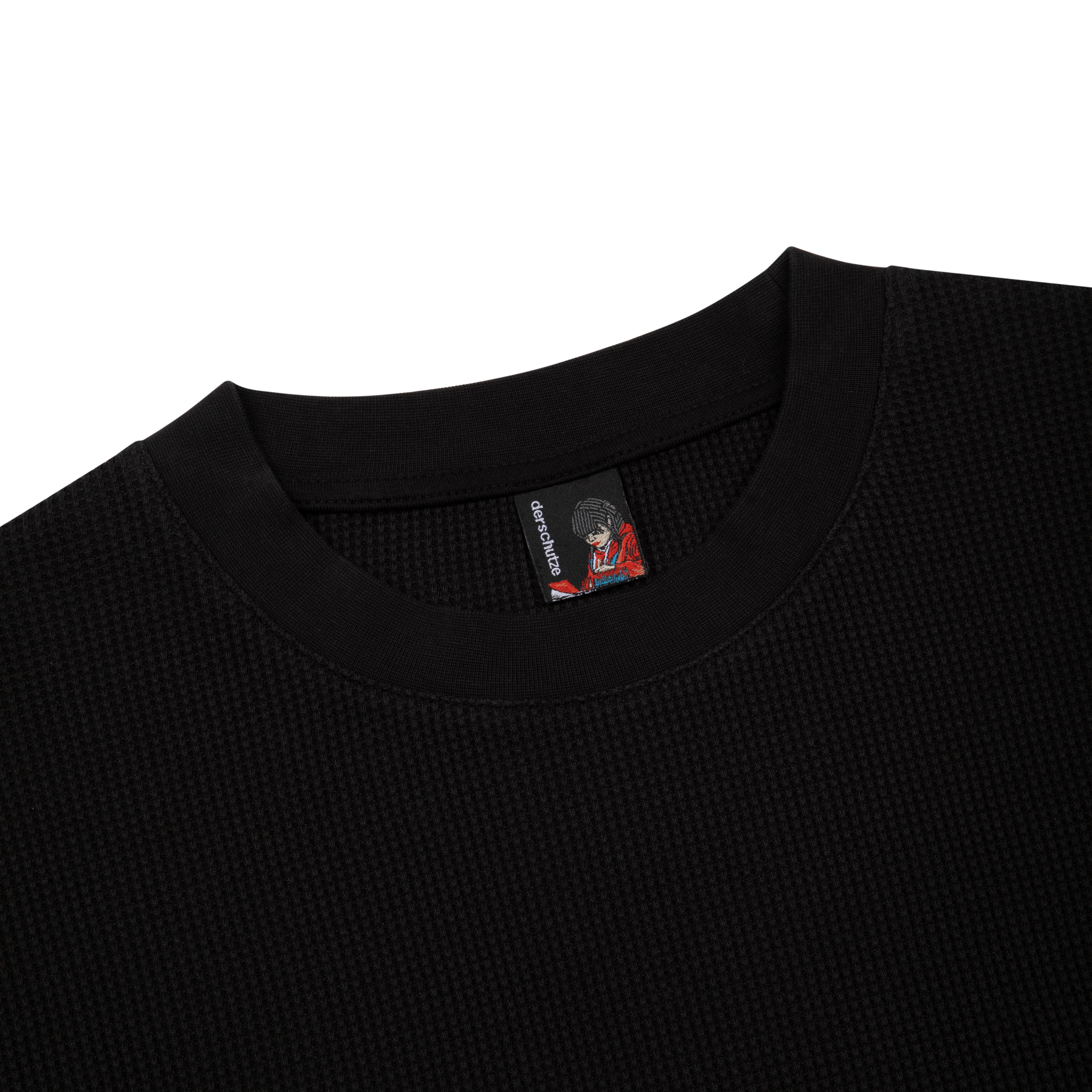 "hellboy" waffle Longsleeve black - Image 3