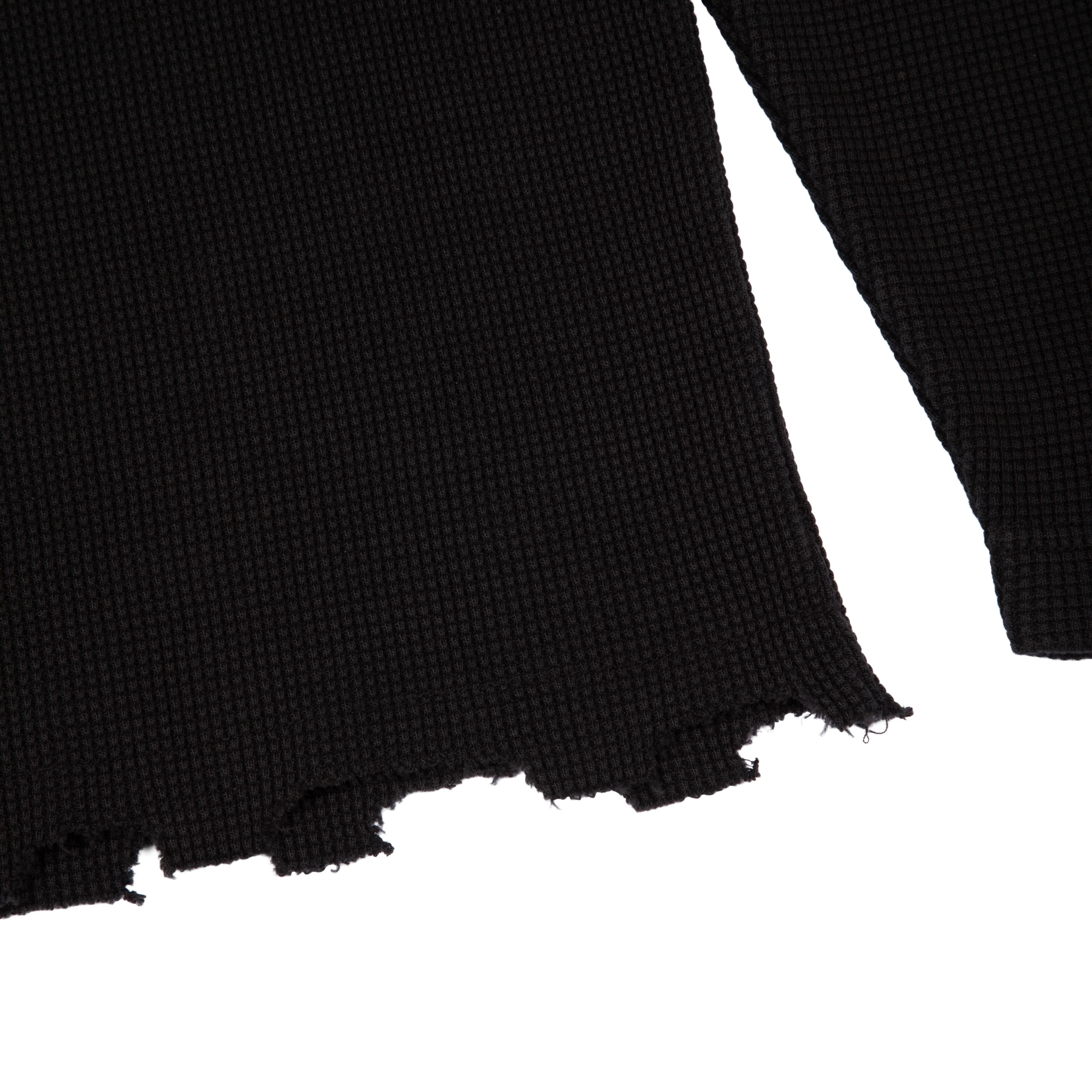"hellboy" waffle Longsleeve black - Image 6