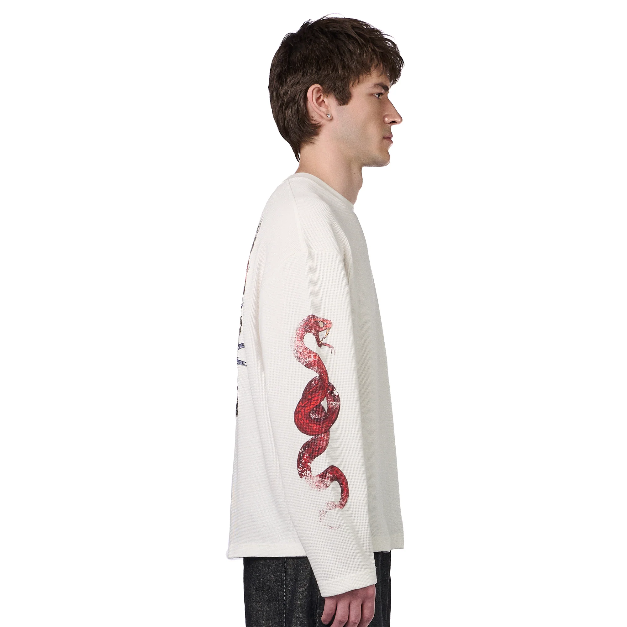 "hellboy" waffle Longsleeve off white - Image 10