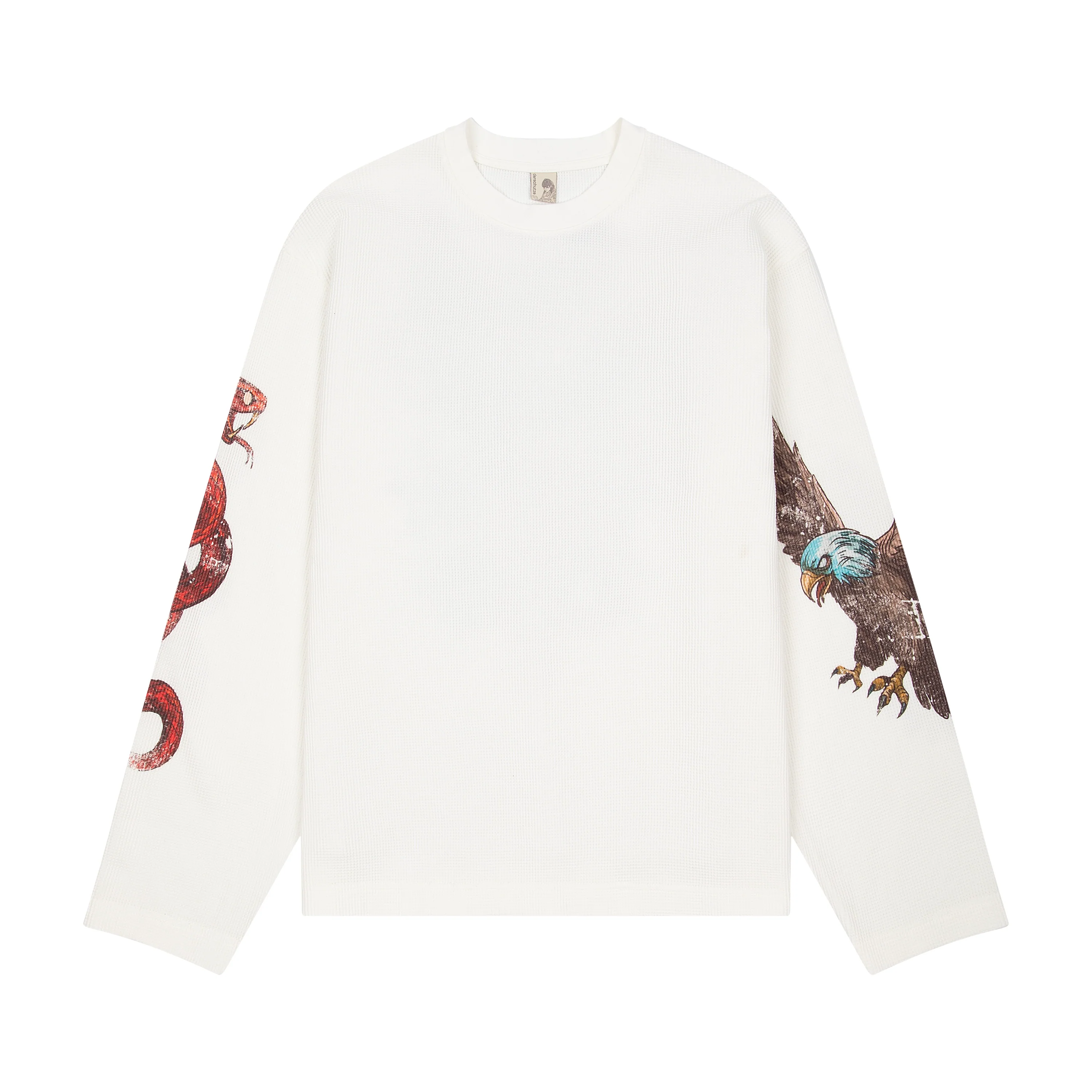 "hellboy" waffle Longsleeve off white - Image 2