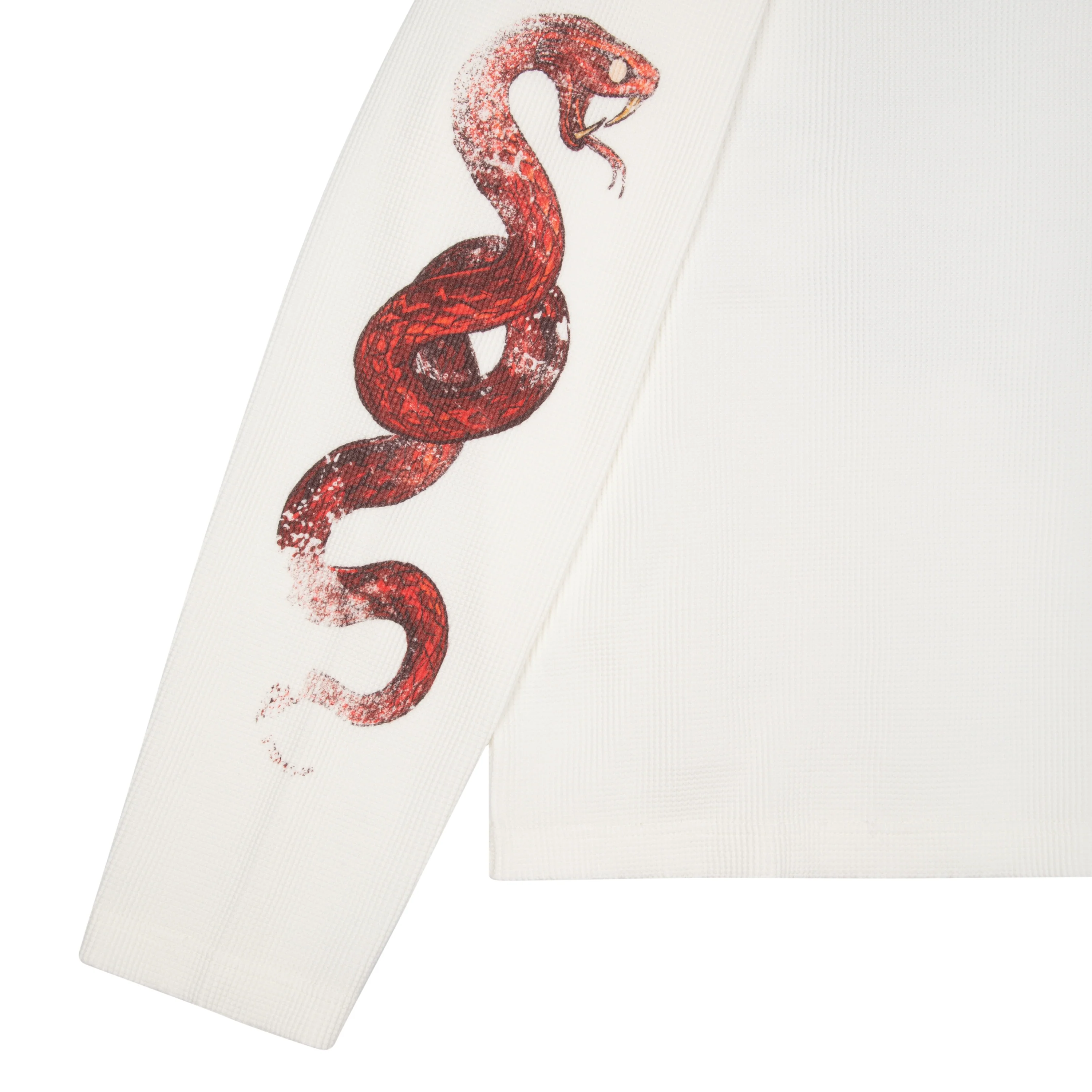 "hellboy" waffle Longsleeve off white - Image 4